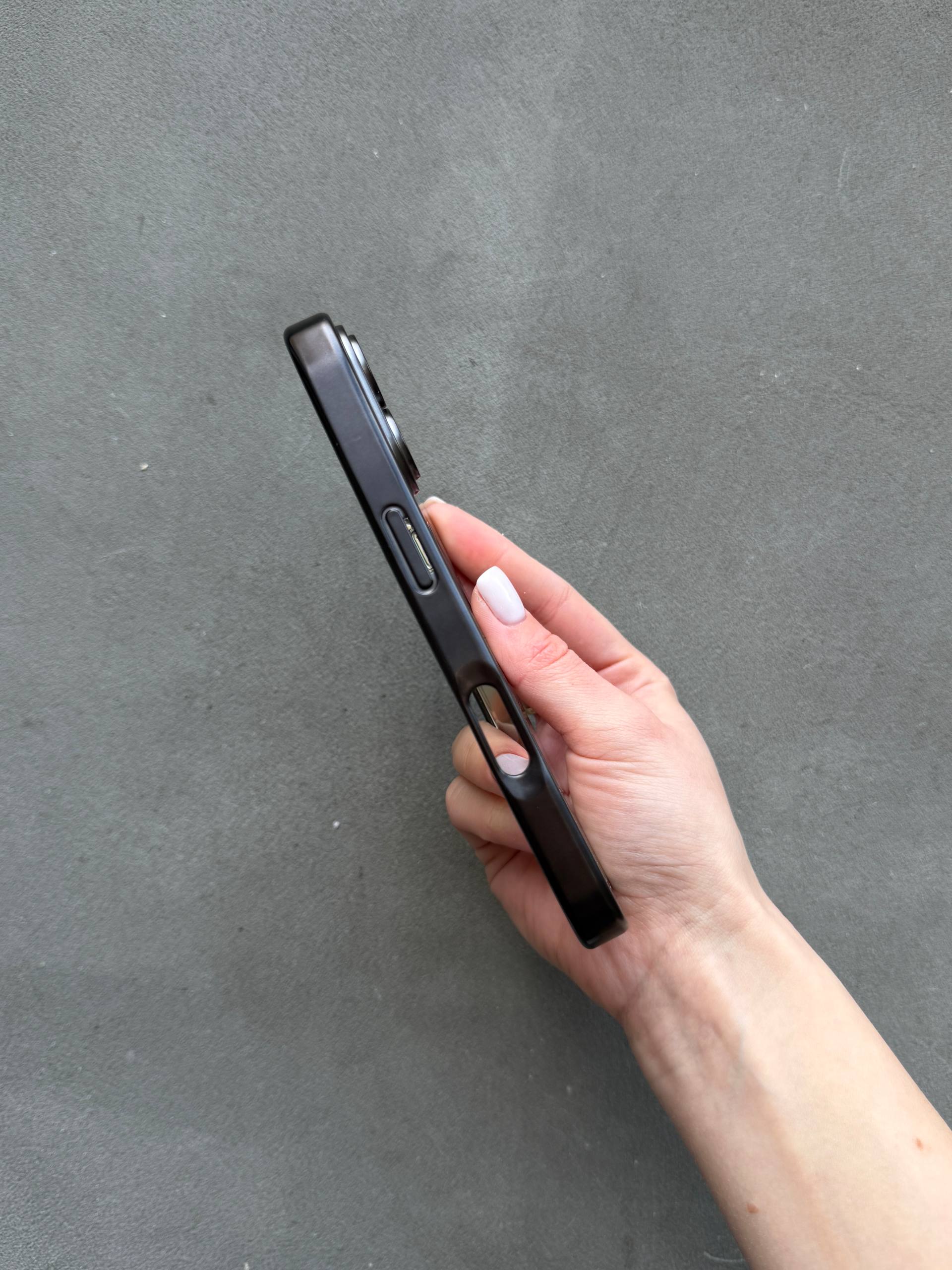 Чехол цветной Shining case с Magsafe на iPhone 17 Black