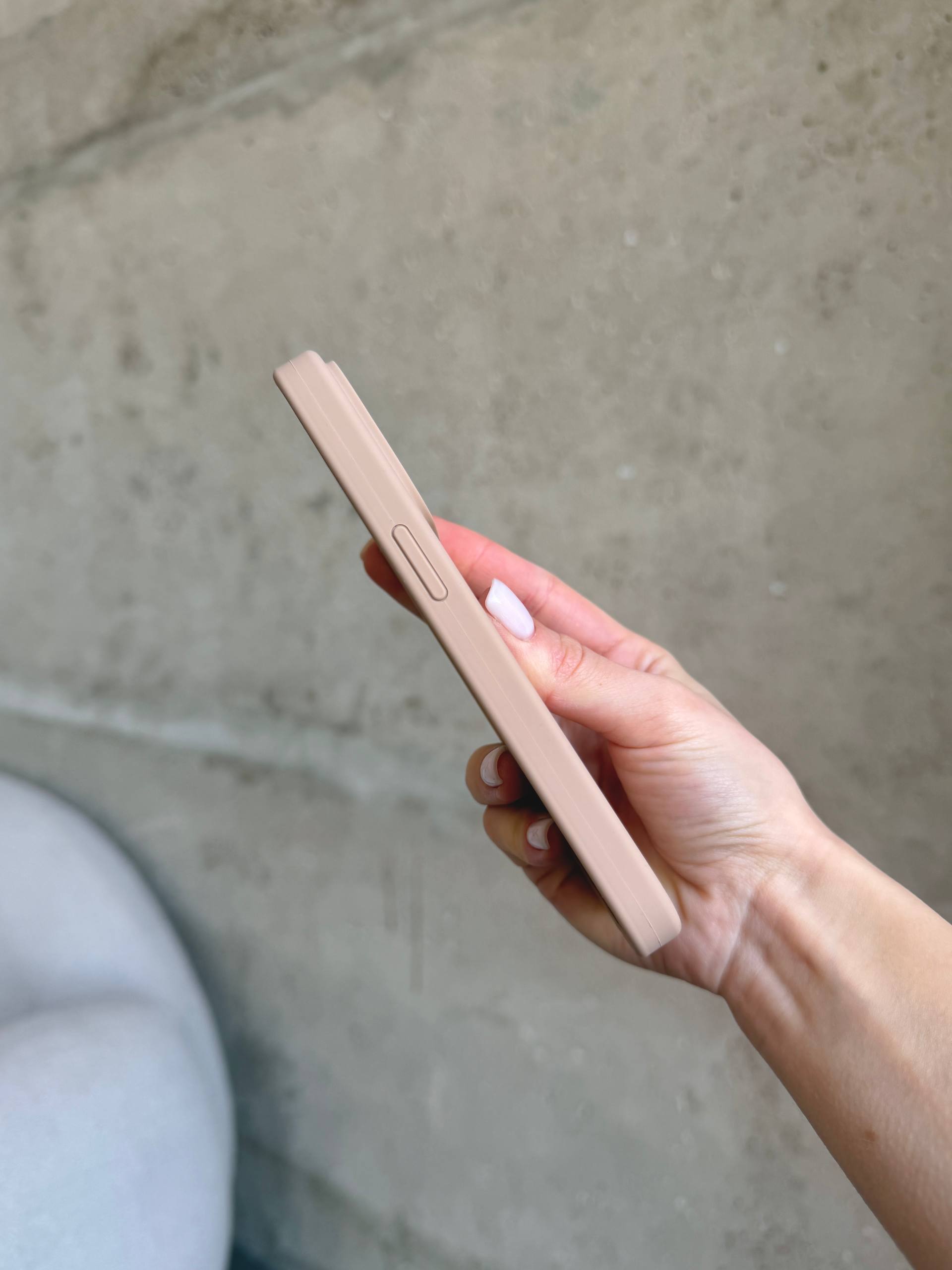 Чохол Silicone case із закритою камерою на iPhone 14 Desert #62