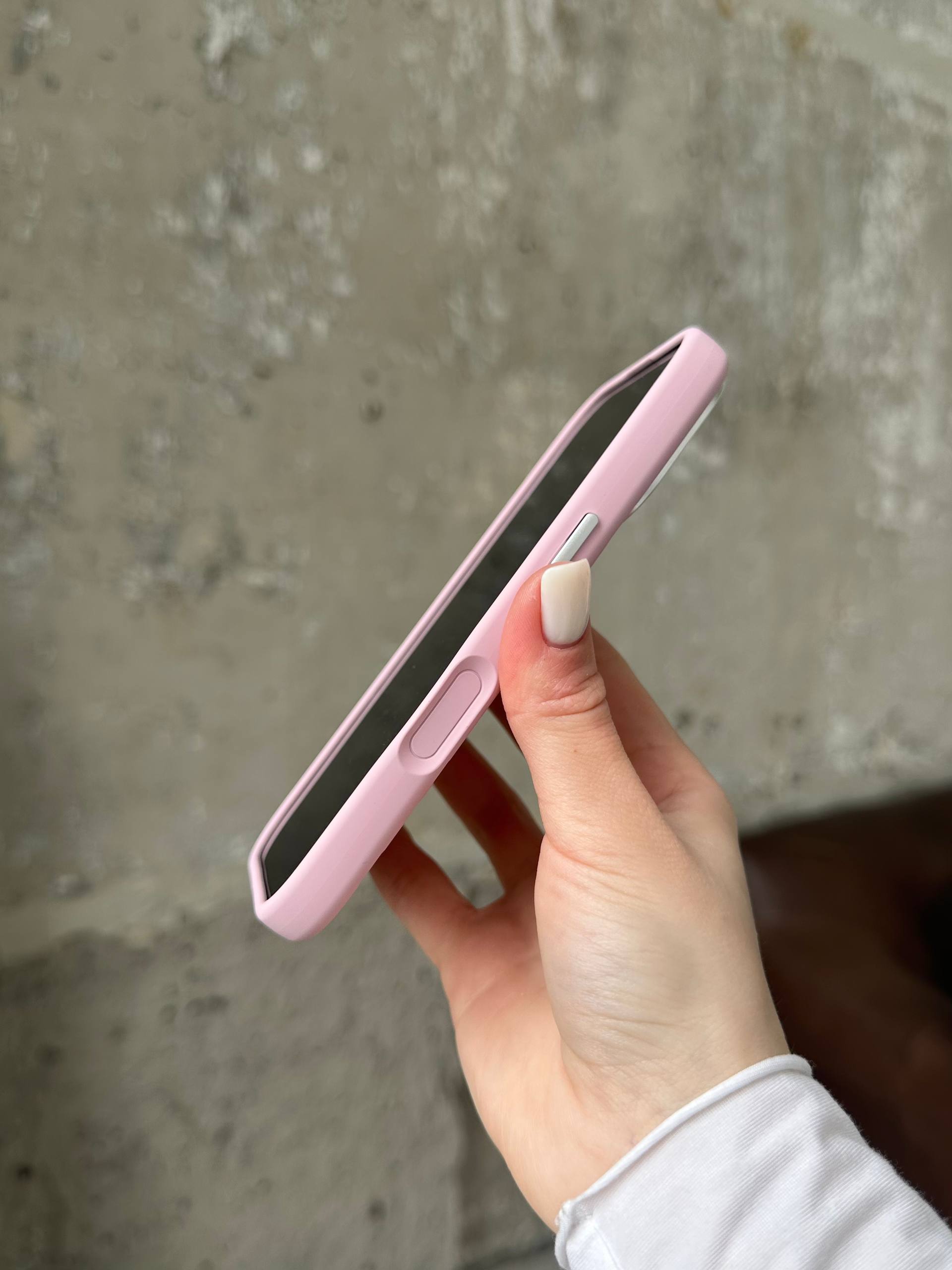 Чехол Flower Silicone Case с Magsafe на iPhone 17 Pink (01)