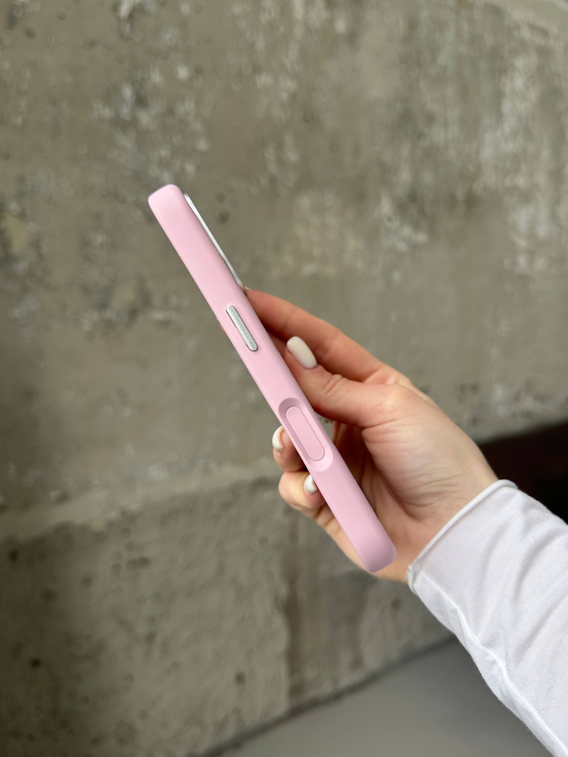 Чехол Flower Silicone Case с Magsafe на iPhone 17 Pink (01)
