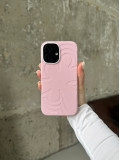 Чехол Flower Silicone Case с Magsafe на iPhone 17 Pink (01)