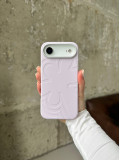 Чехол Flower Silicone Case с Magsafe на iPhone 17 Air Light Purple (07)