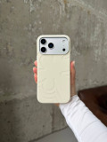 Чохол Flower Silicone Case з Magsafe на iPhone 17 Pro Max Antique White (05)