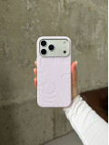 Чохол Flower Silicone Case з Magsafe на iPhone 17 Pro Max Light Purple (07)
