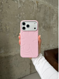 Чохол Flower Silicone Case з Magsafe на iPhone 17 Pro Max Pink (01)