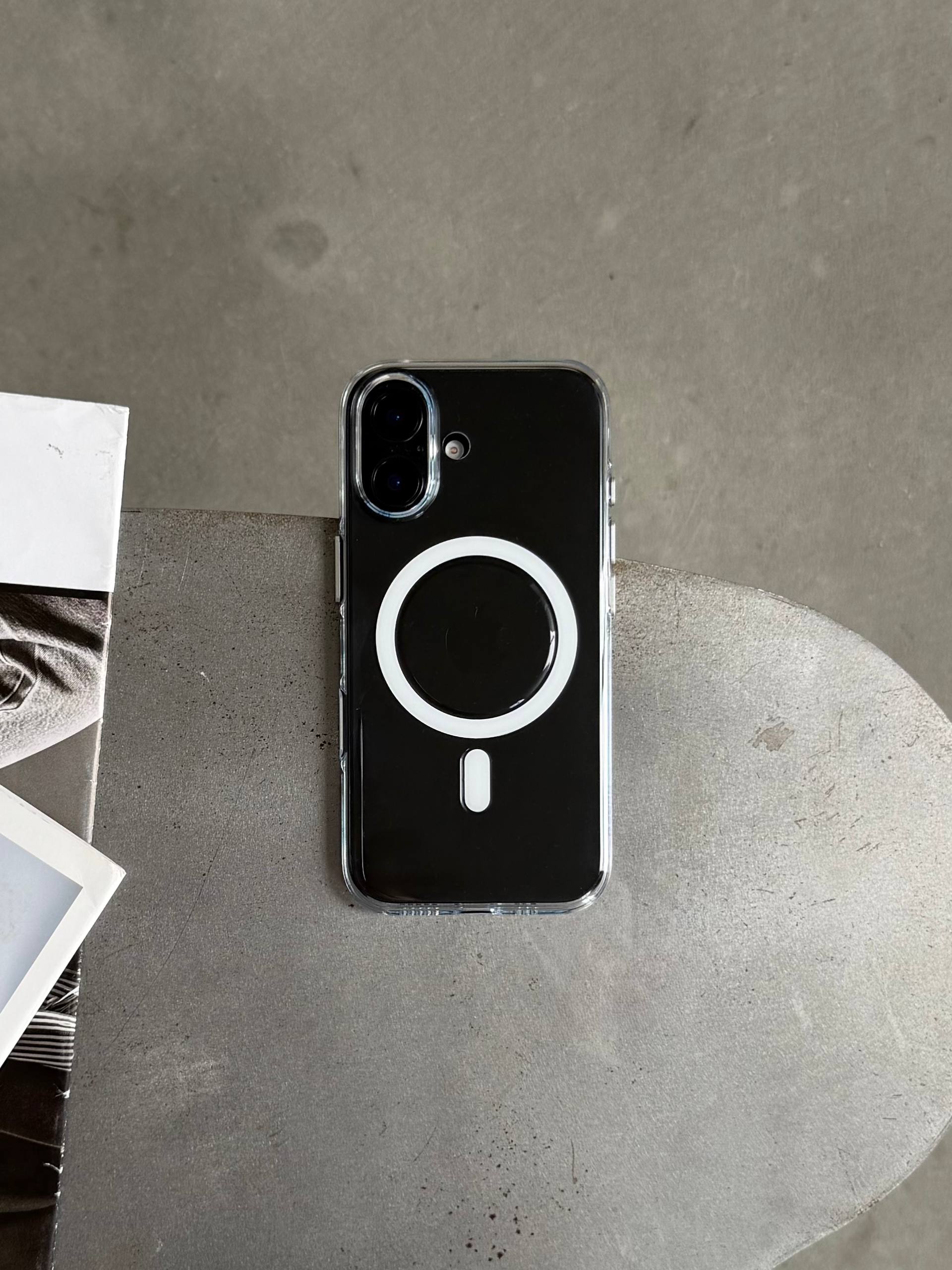 Чохол прозорий KZDOO Iceguard з Magsafe (Camera Control) на iPhone 17