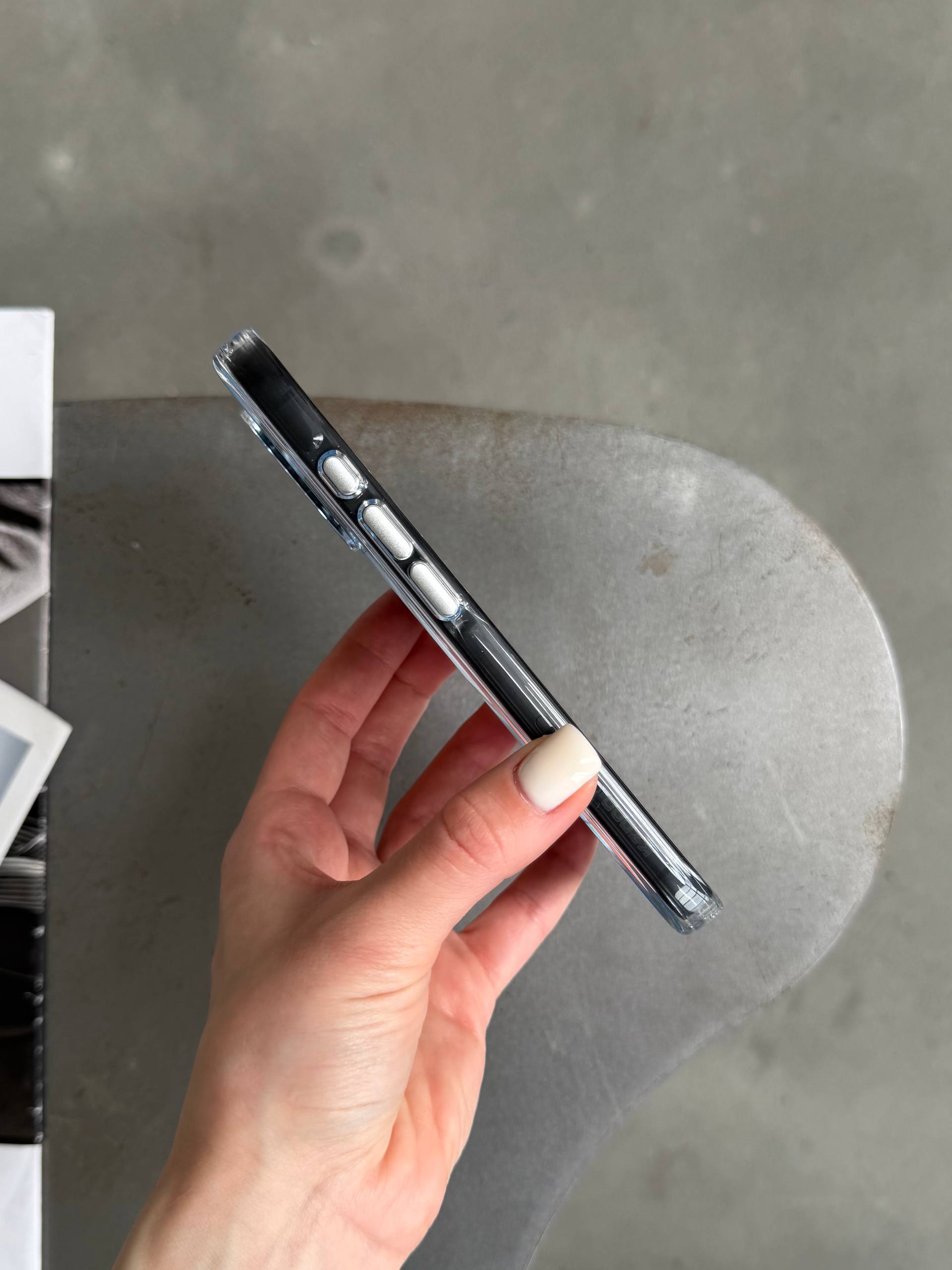 Чохол прозорий KZDOO Iceguard з Magsafe (Camera Control) на iPhone 17