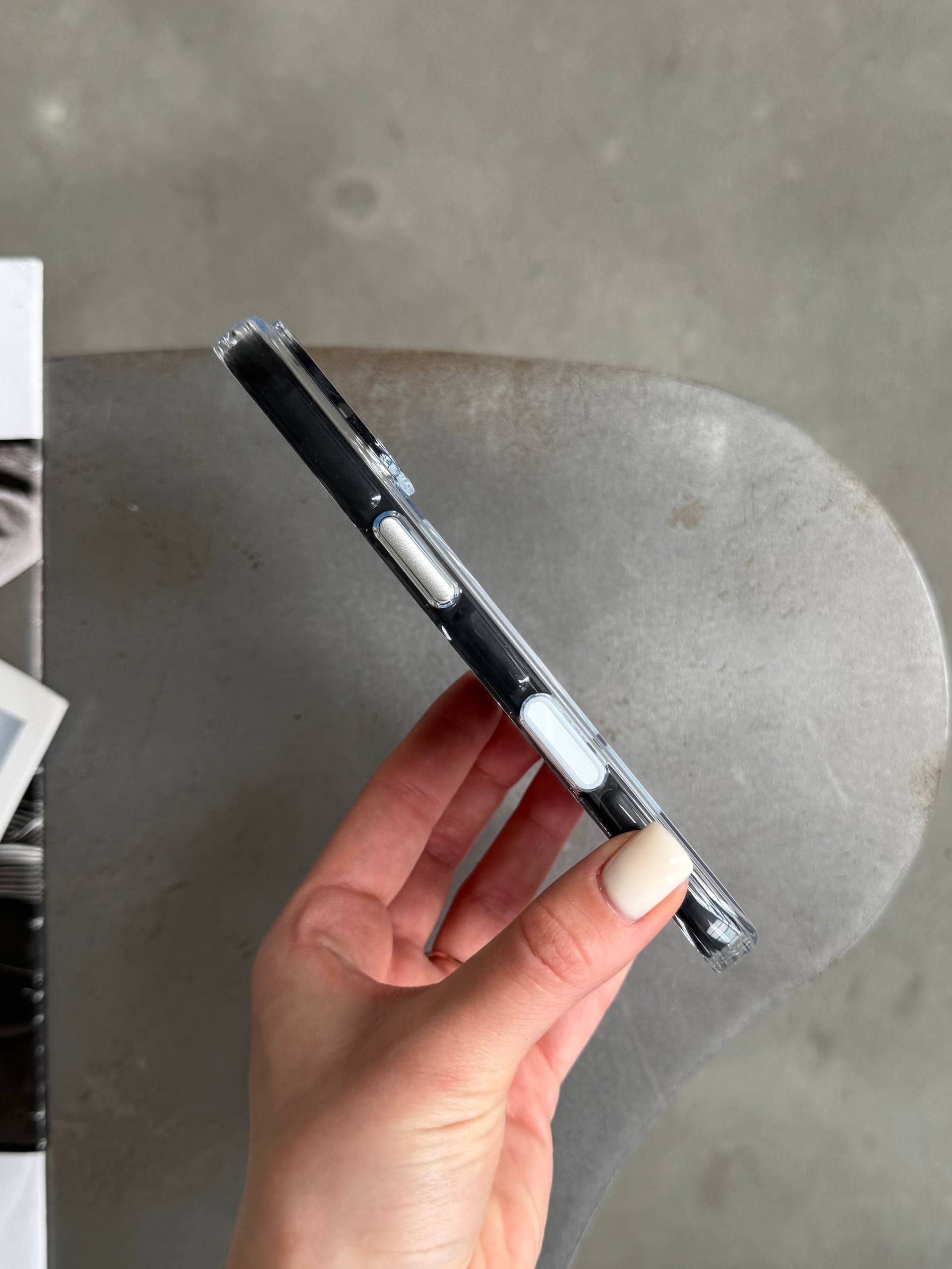 Чохол прозорий KZDOO Iceguard з Magsafe (Camera Control) на iPhone 17