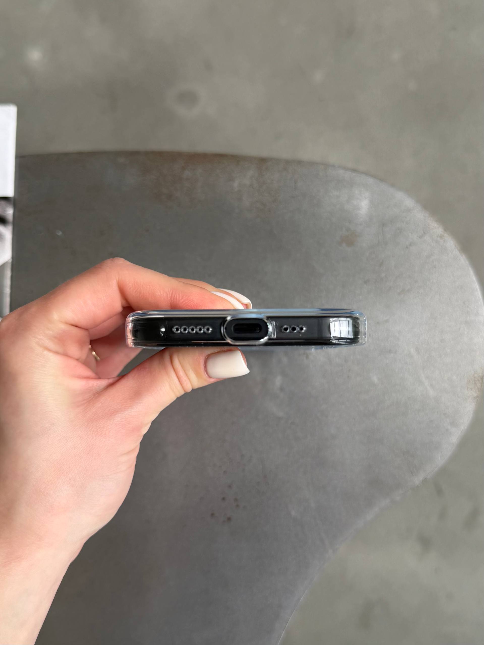 Чохол прозорий KZDOO Iceguard з Magsafe (Camera Control) на iPhone 17