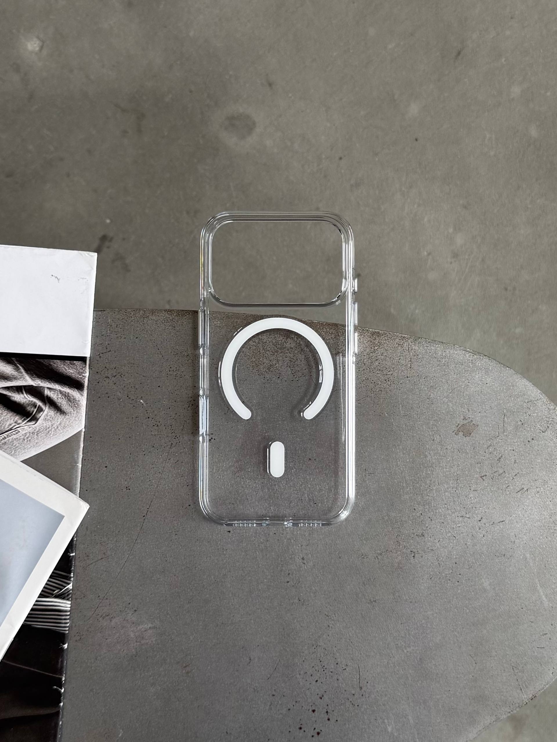 Чохол прозорий KZDOO Iceguard з Magsafe (Camera Control) на iPhone 17 Pro Max