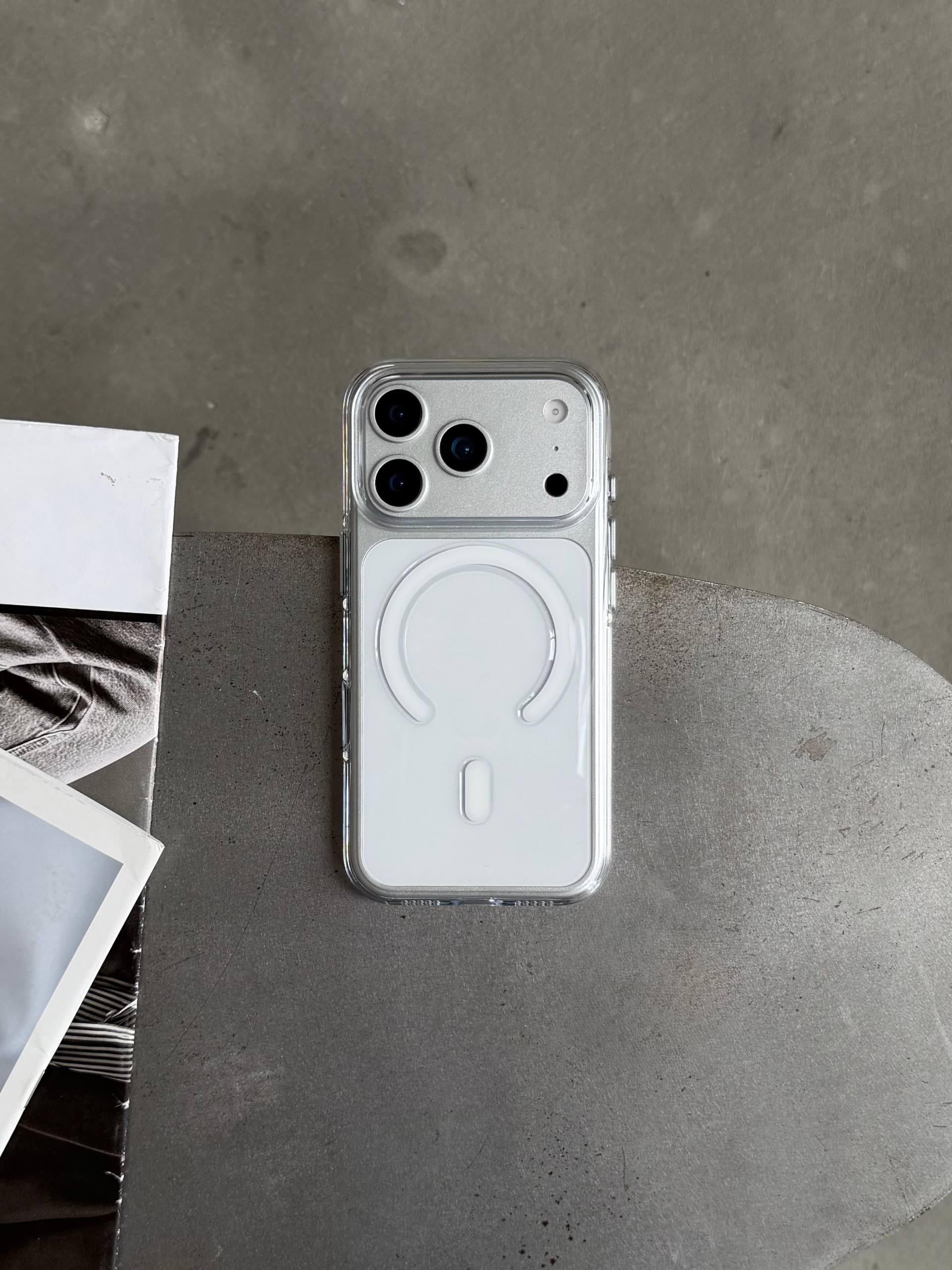Чохол прозорий KZDOO Iceguard з Magsafe (Camera Control) на iPhone 17 Pro Max