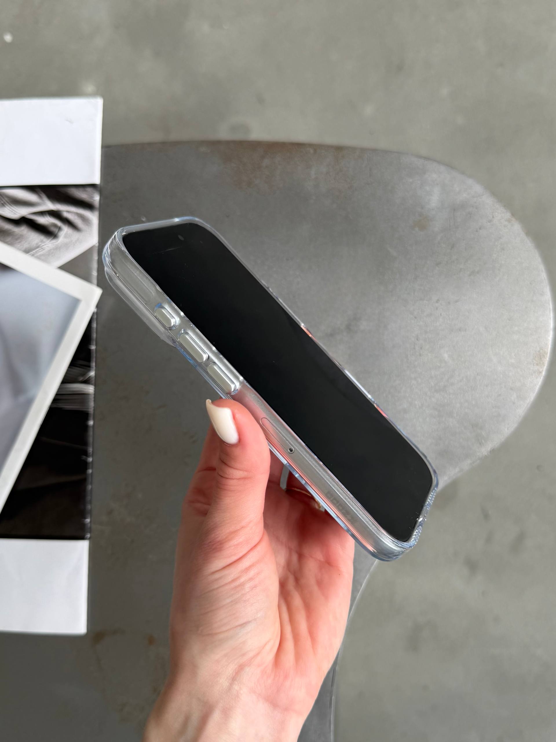 Чохол прозорий KZDOO Iceguard з Magsafe (Camera Control) на iPhone 17 Pro Max