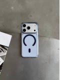 Чохол прозорий KZDOO Iceguard з Magsafe (Camera Control) на iPhone 17 Pro Blue