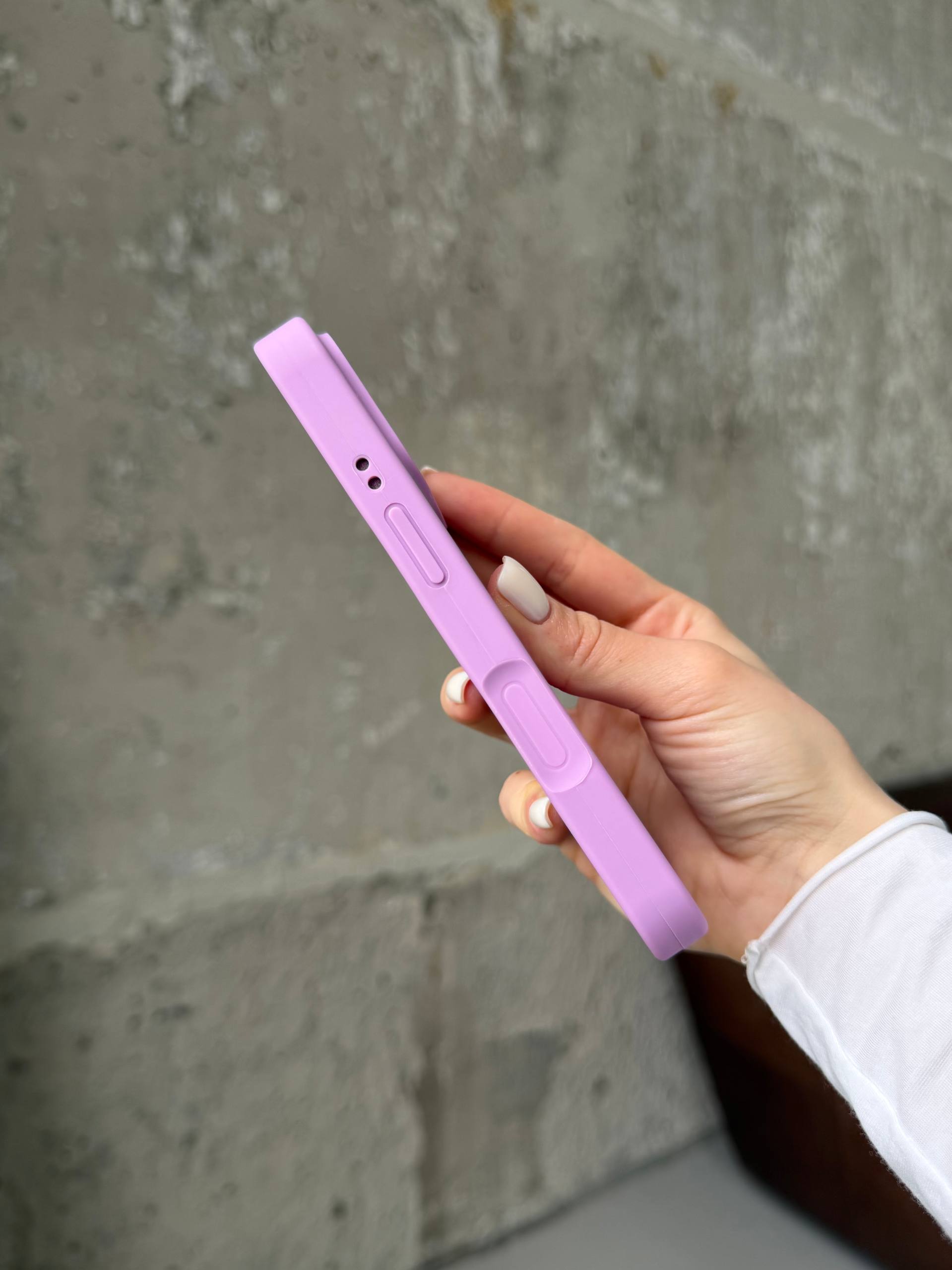 Чехол Silicone case с закрытой камерой на iPhone 17 Mauve #60