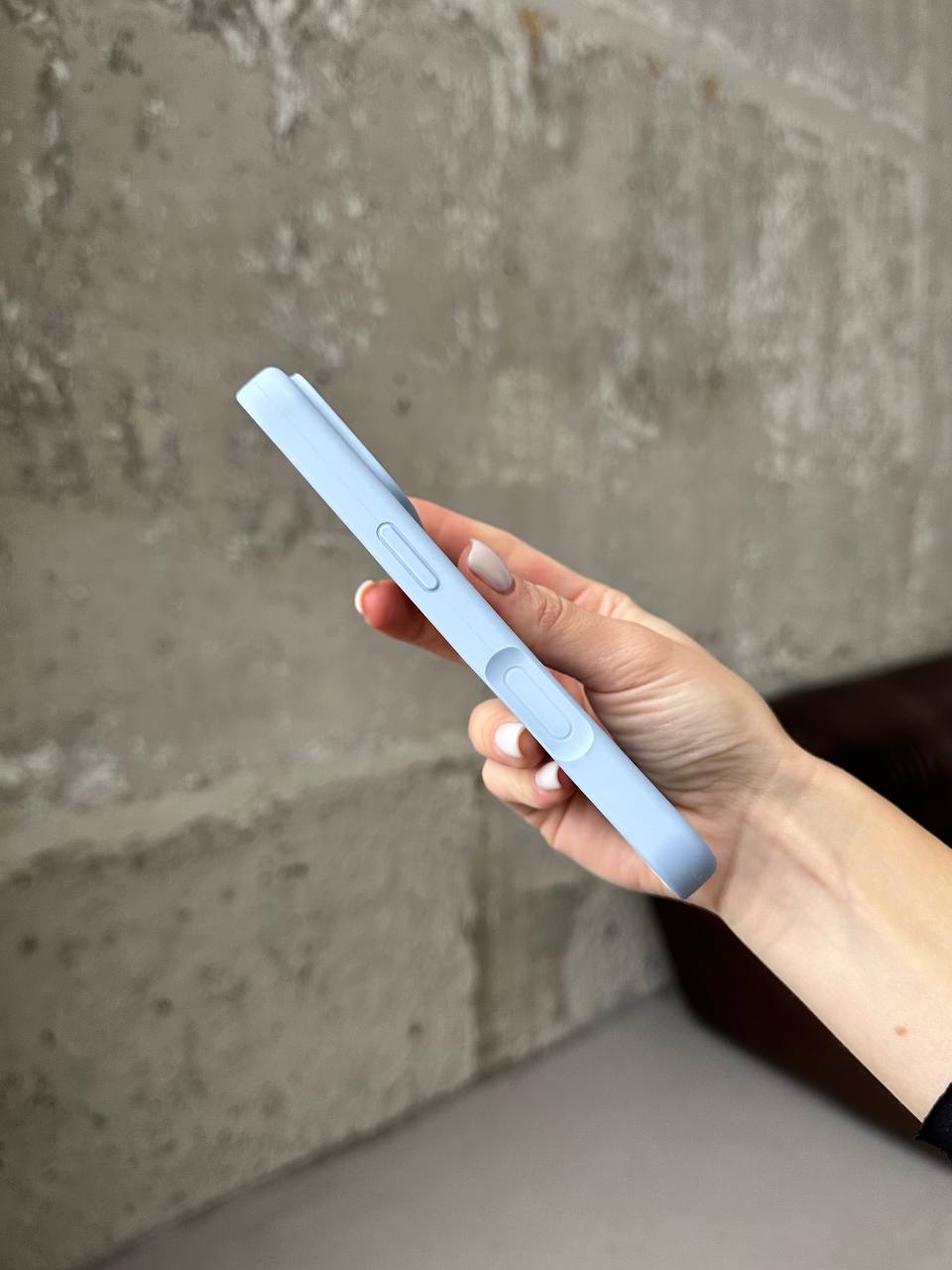 Чехол Silicone case с закрытой камерой на iPhone 17 Lilac #05
