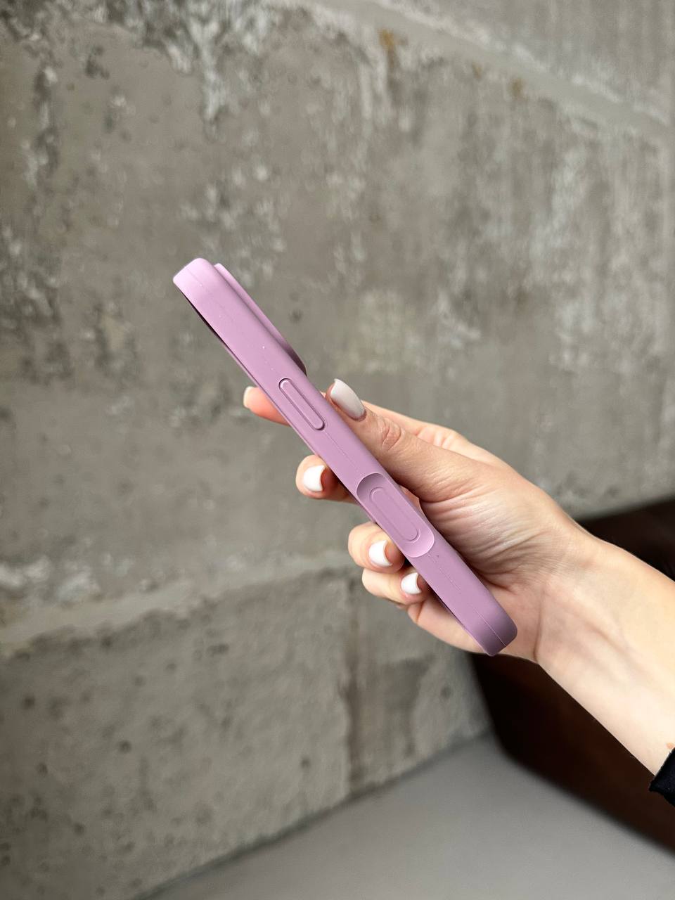 Чехол Silicone case с закрытой камерой на iPhone 17 Blueberry #36