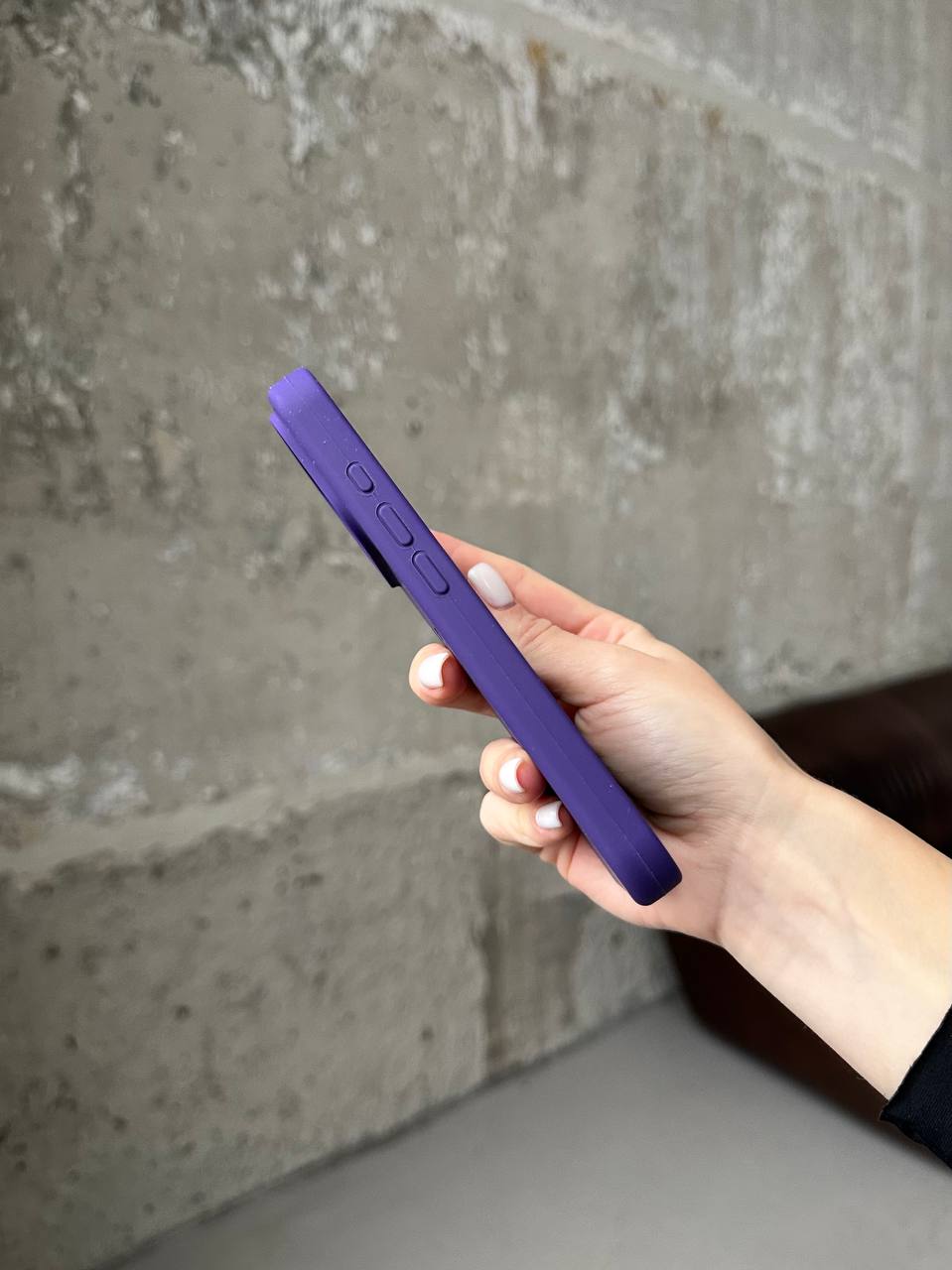 Чохол Silicone case із закритою камерою на iPhone 17 Amethyst #54