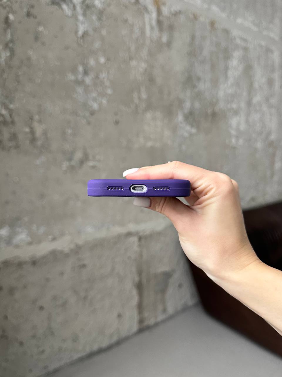 Чохол Silicone case із закритою камерою на iPhone 17 Amethyst #54