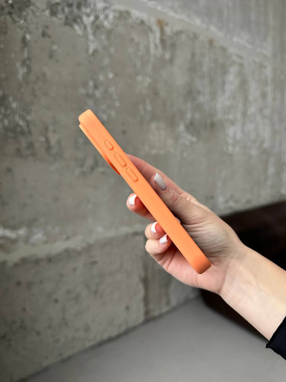 Чохол Silicone case із закритою камерою на iPhone 17 Papaya #34