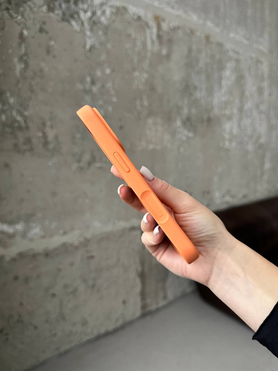Чохол Silicone case із закритою камерою на iPhone 17 Papaya #34