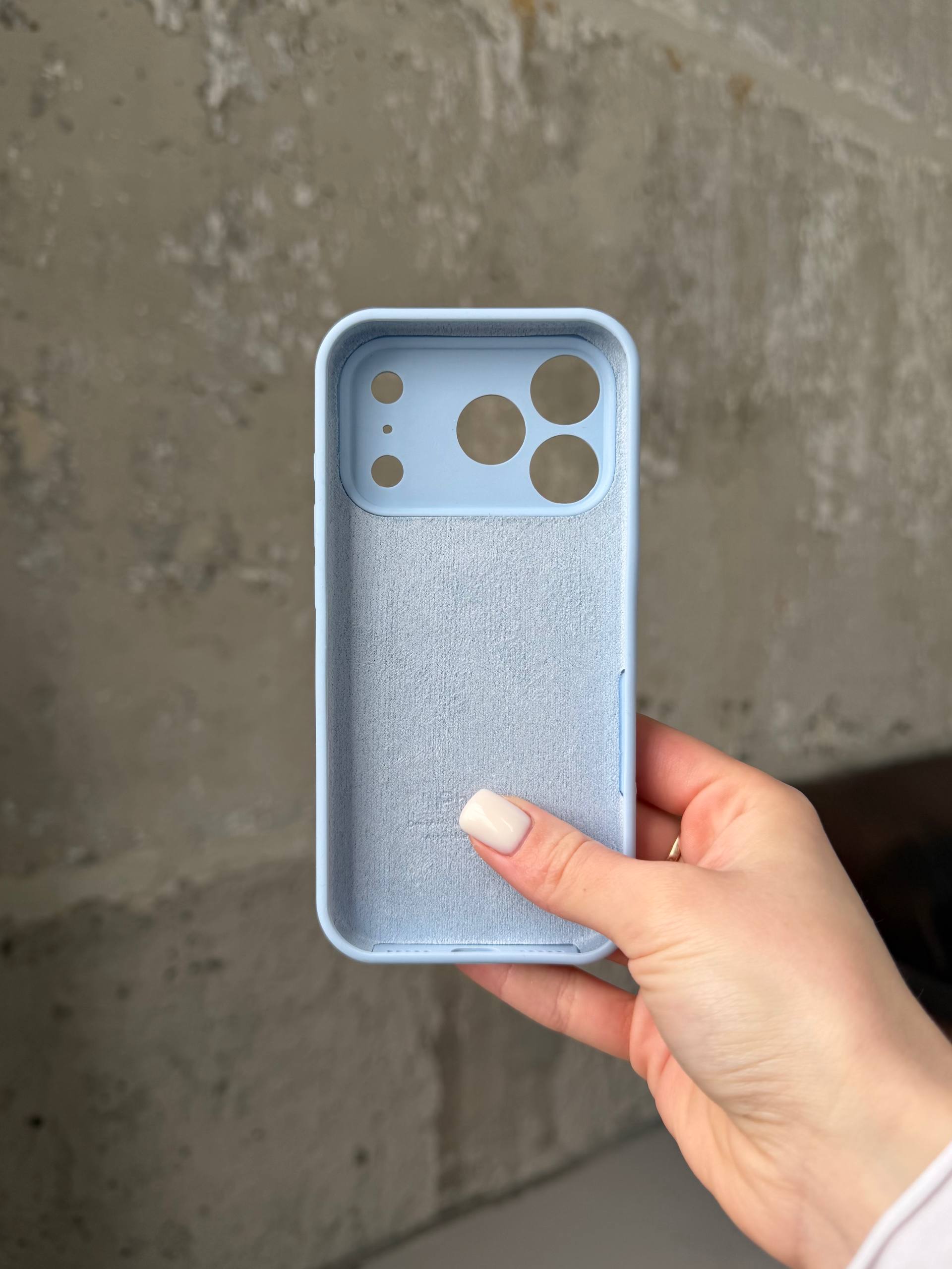 Чохол Silicone case із закритою камерою на iPhone 17 Pro Max Lilac #05