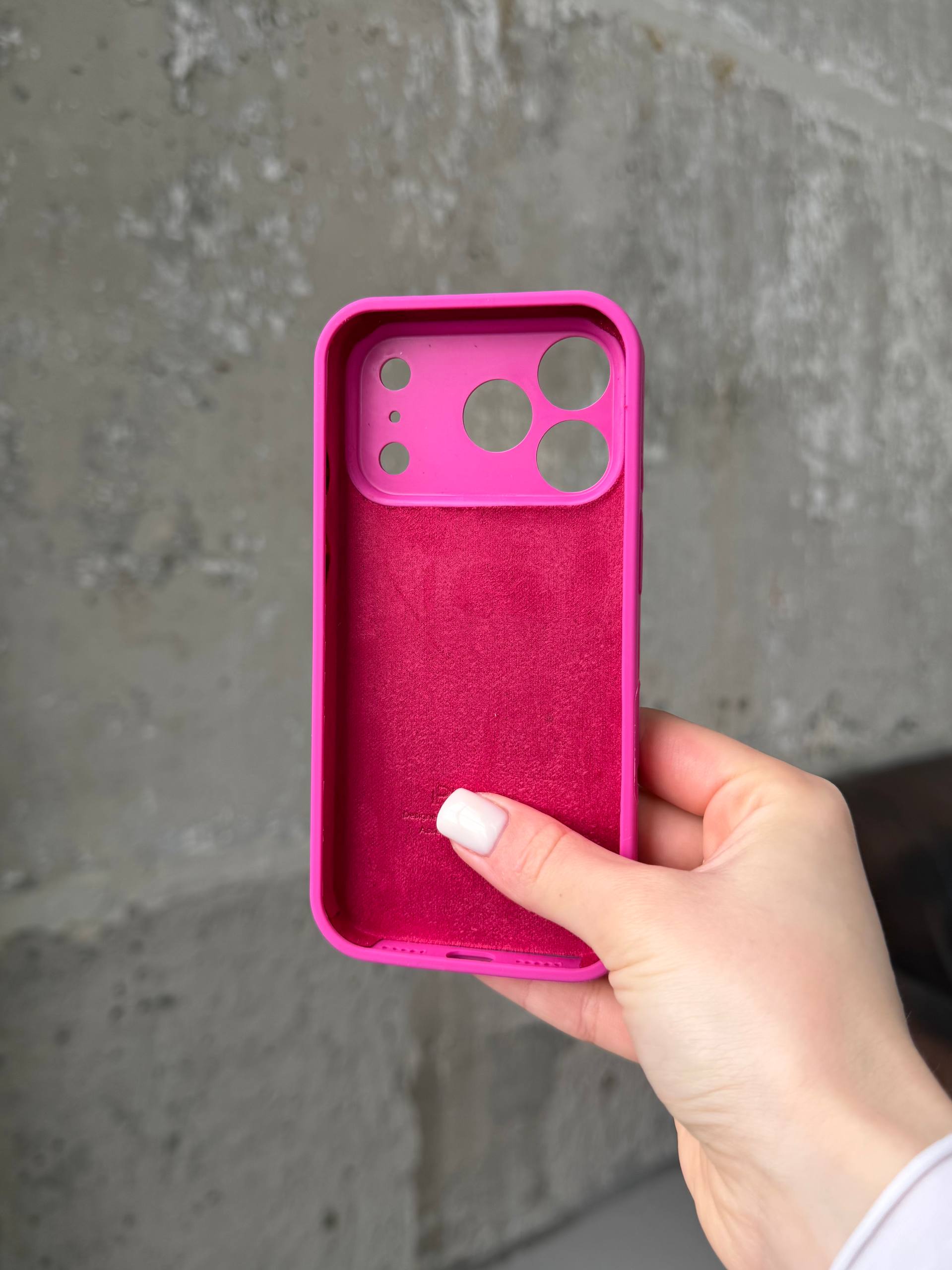 Чохол Silicone case із закритою камерою на iPhone 17 Pro Max Dragon Fruit #32