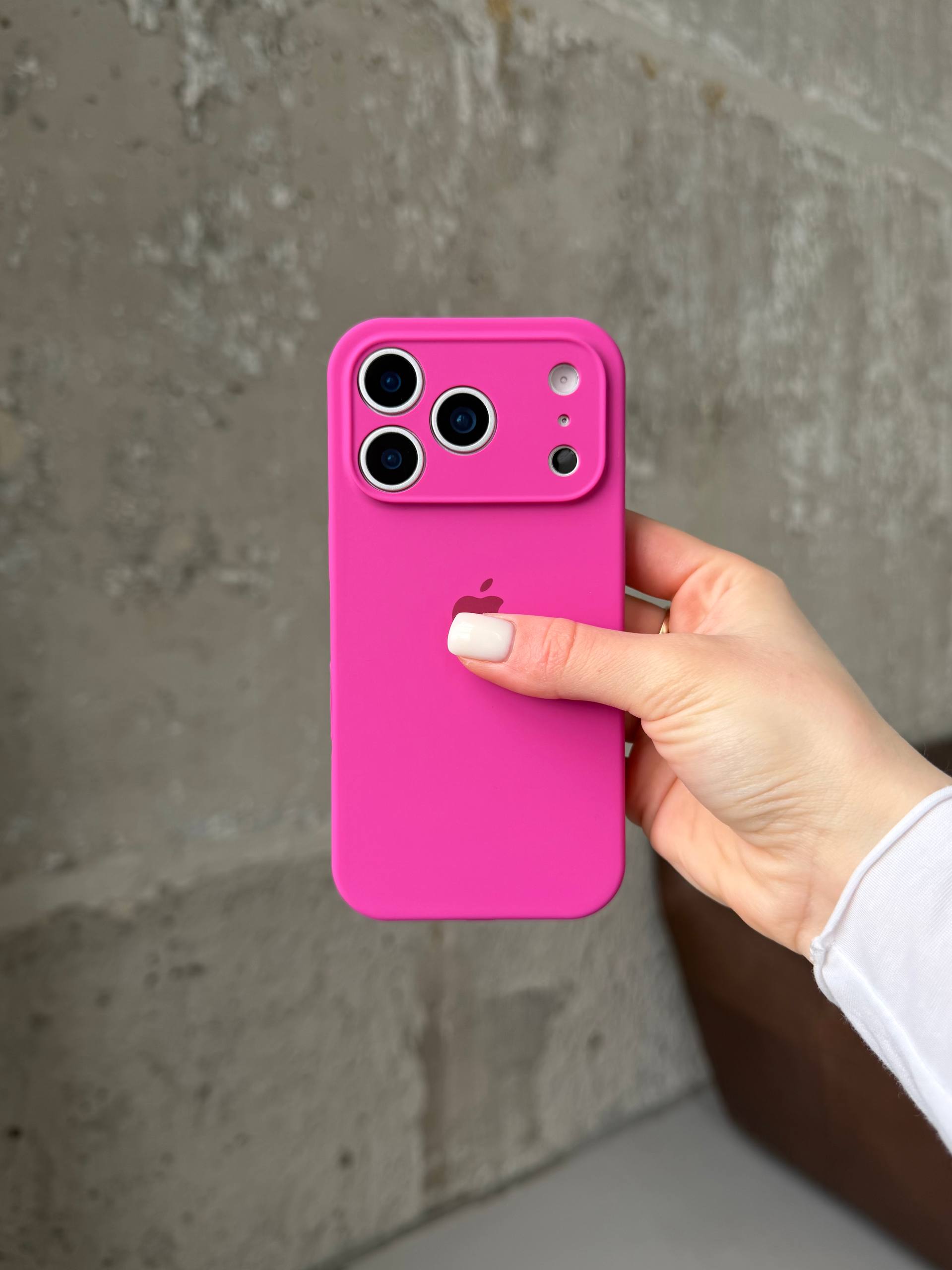 Чохол Silicone case із закритою камерою на iPhone 17 Pro Max Dragon Fruit #32