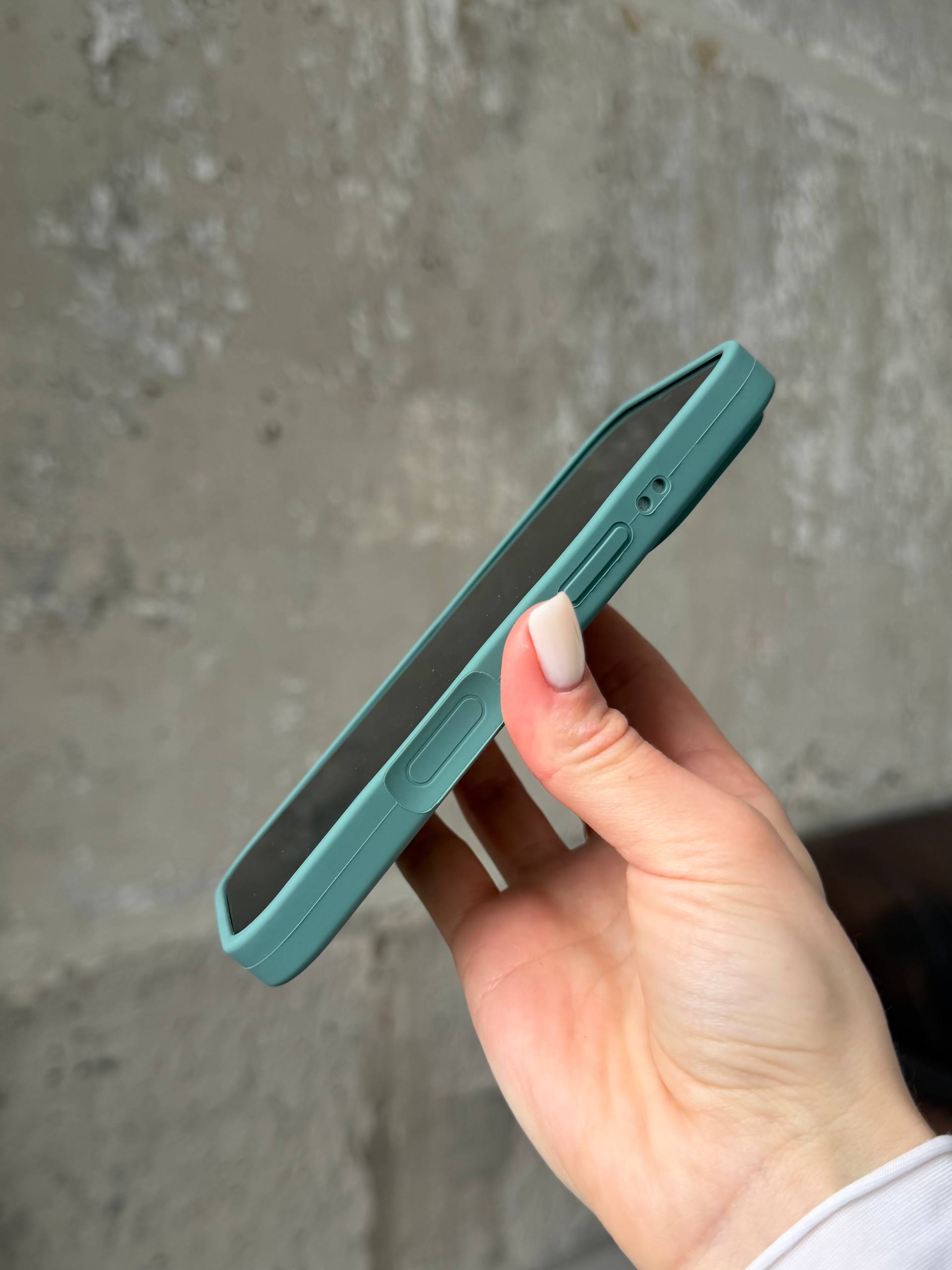 Чохол Silicone case із закритою камерою на iPhone 17 Pro Max Pine Green #46