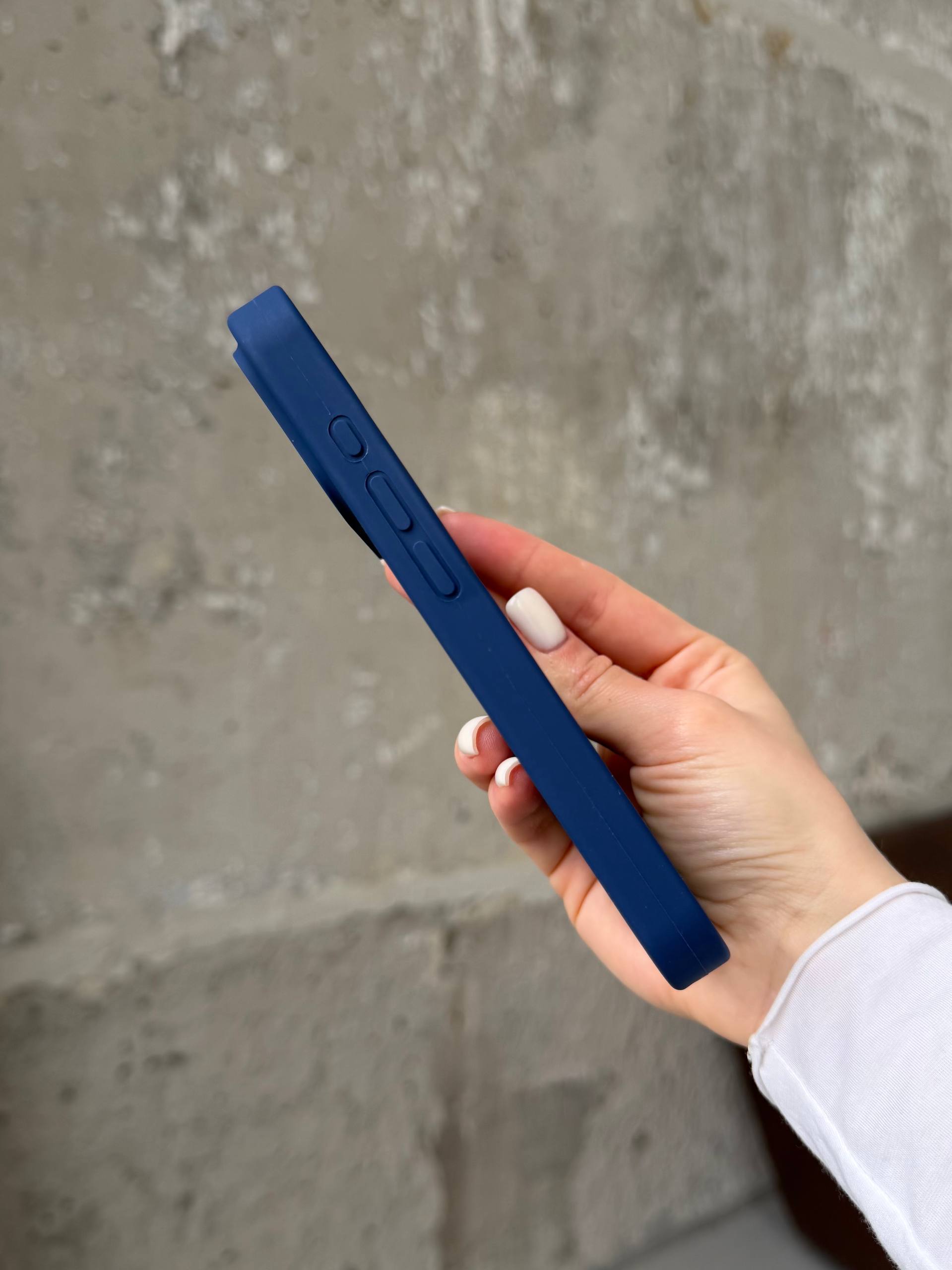 Чохол Silicone case із закритою камерою на iPhone 17 Pro Max Deep Navy #39