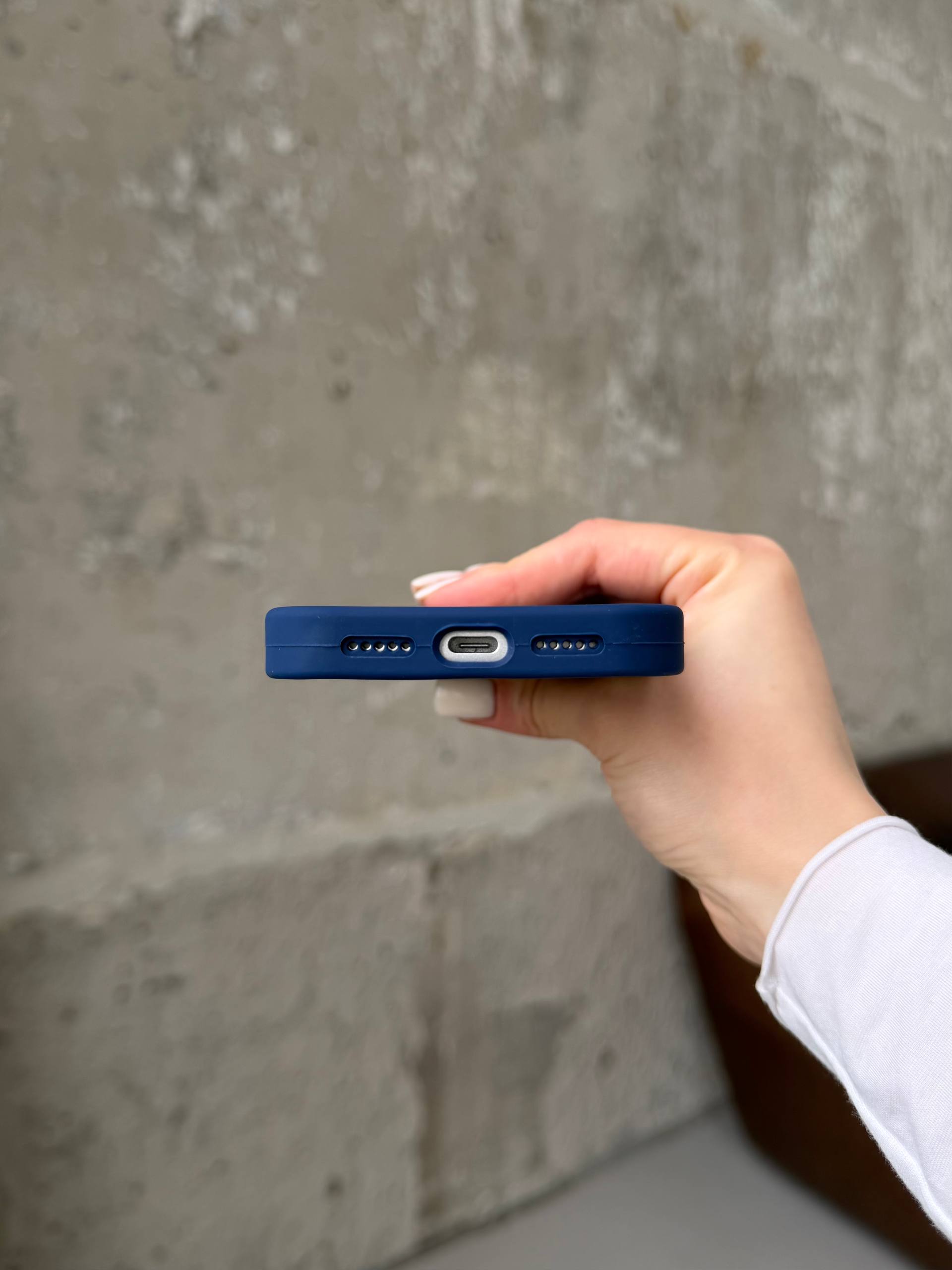 Чохол Silicone case із закритою камерою на iPhone 17 Pro Max Deep Navy #39