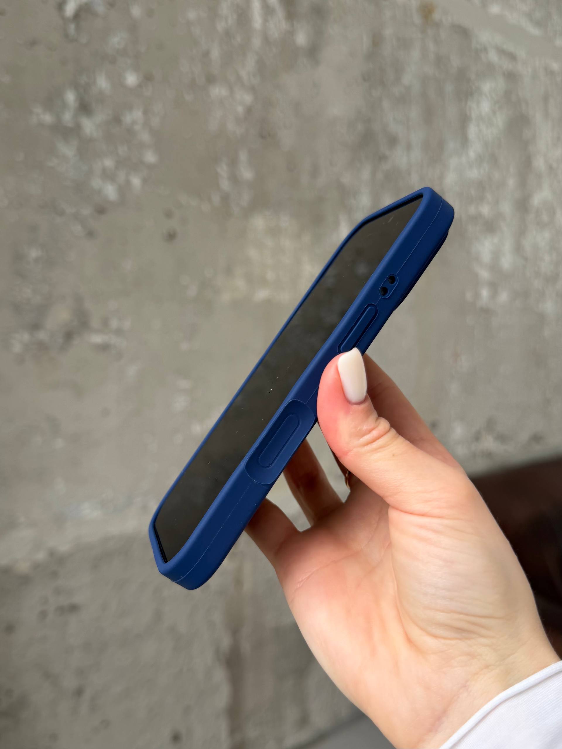 Чохол Silicone case із закритою камерою на iPhone 17 Pro Max Deep Navy #39