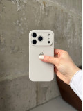 Чехол Silicone case с закрытой камерой для iPhone 17 Pro Max Stone #09