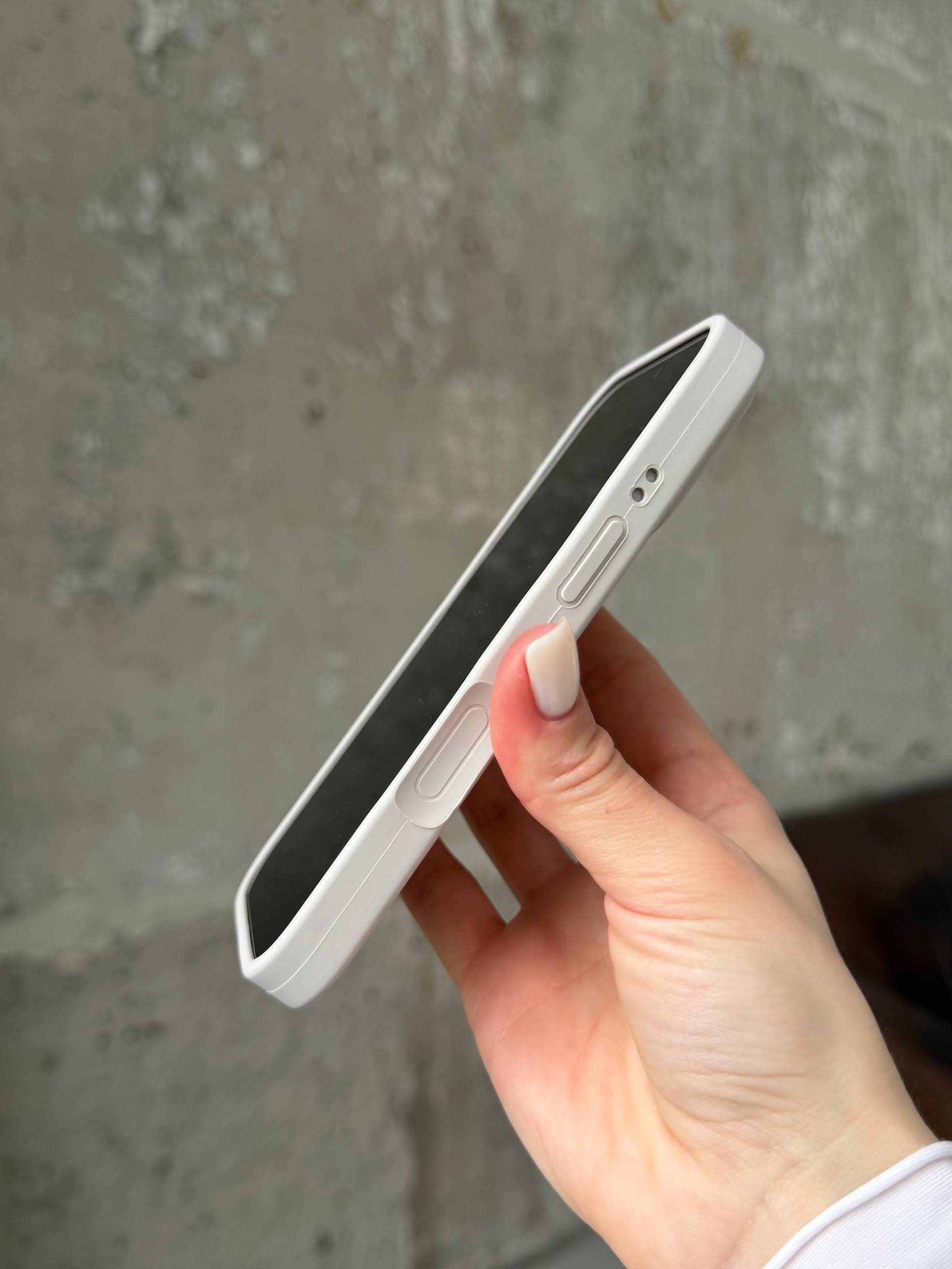 Чохол Silicone case із закритою камерою на iPhone 17 Pro Max Stone #09