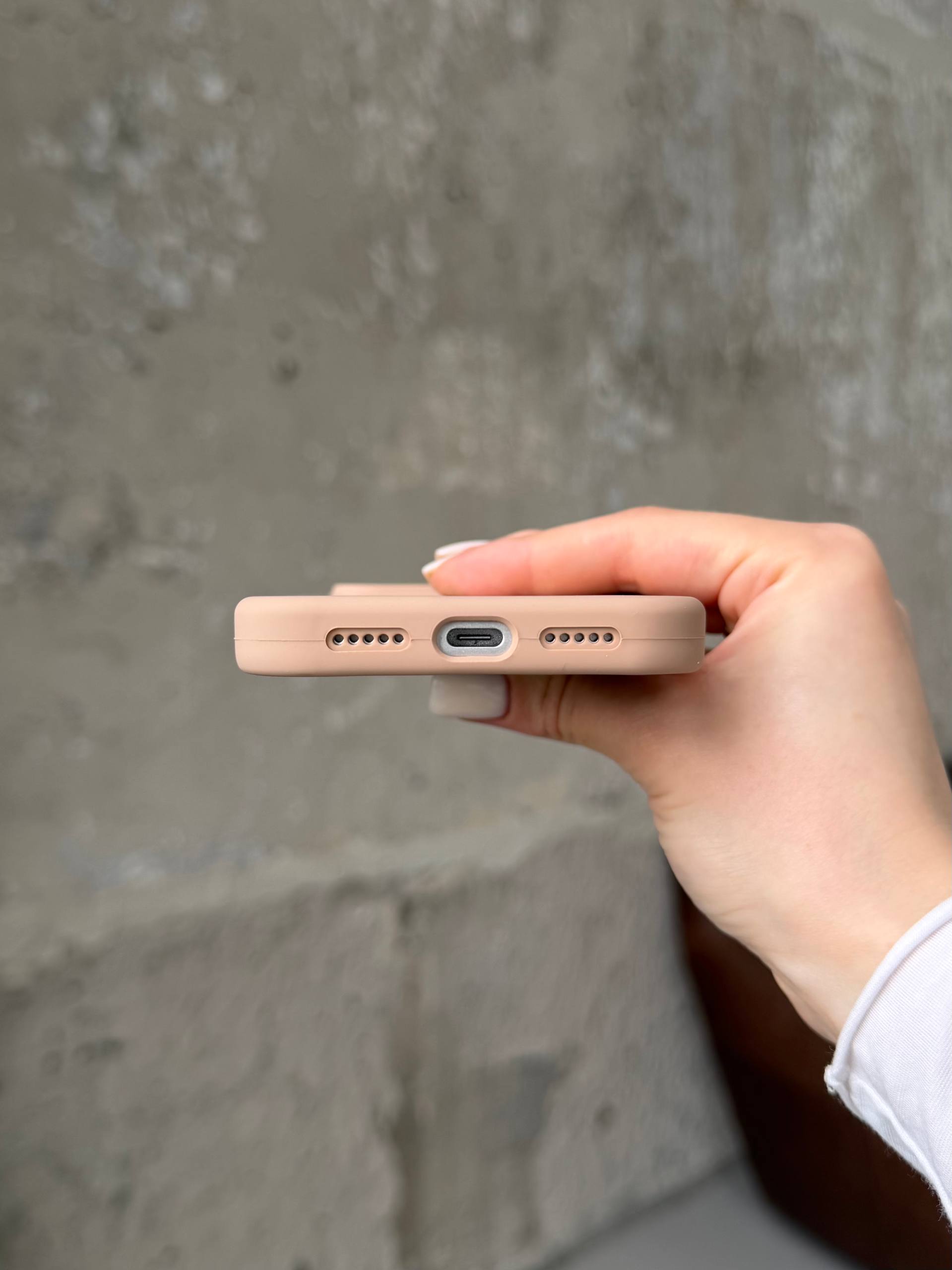 Чохол Silicone case із закритою камерою на iPhone 17 Pro Max Desert #62