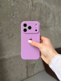 Чехол Silicone case с закрытой камерой на iPhone 17 Pro Max Mauve #60