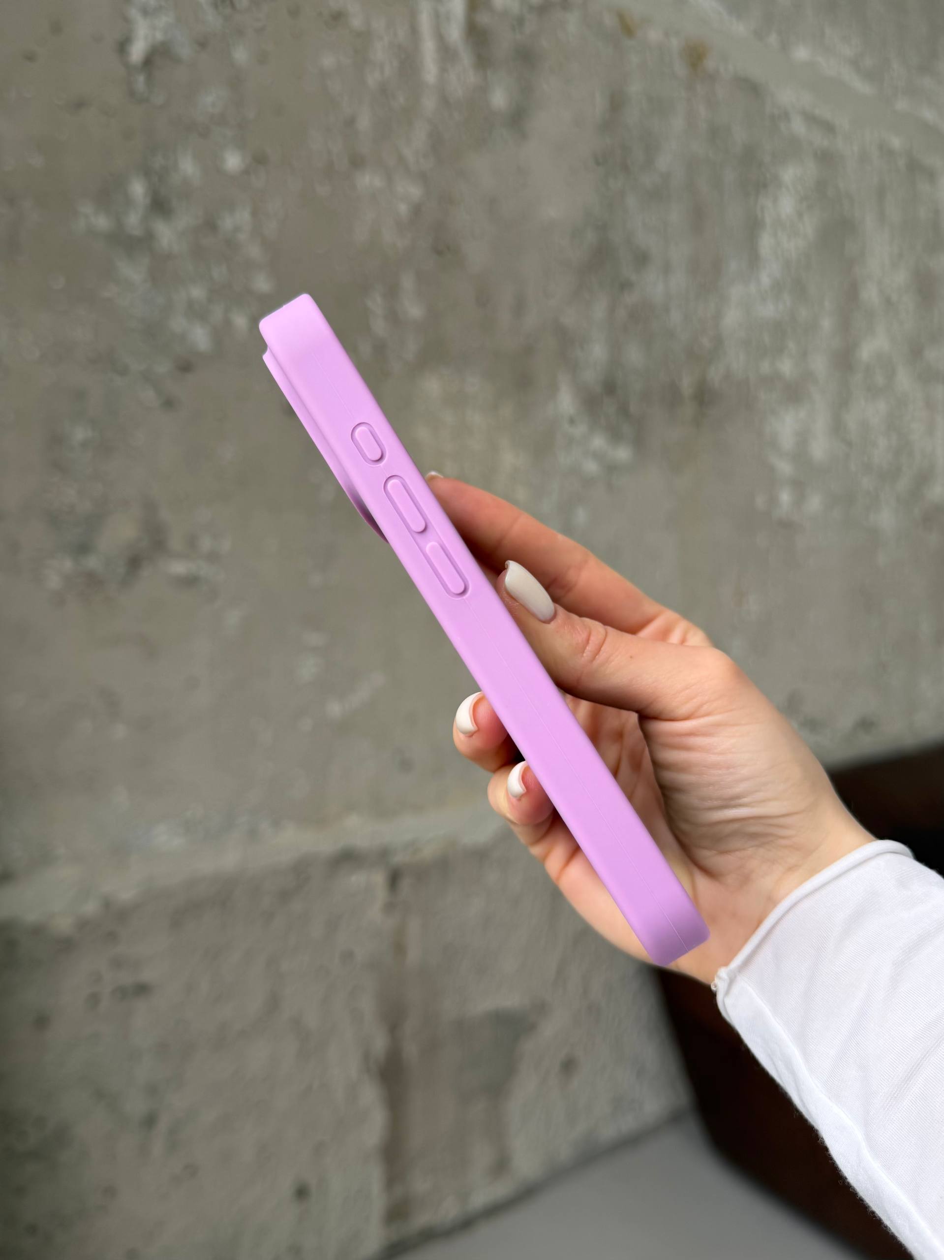 Чохол Silicone case із закритою камерою на iPhone 17 Pro Mauve #60