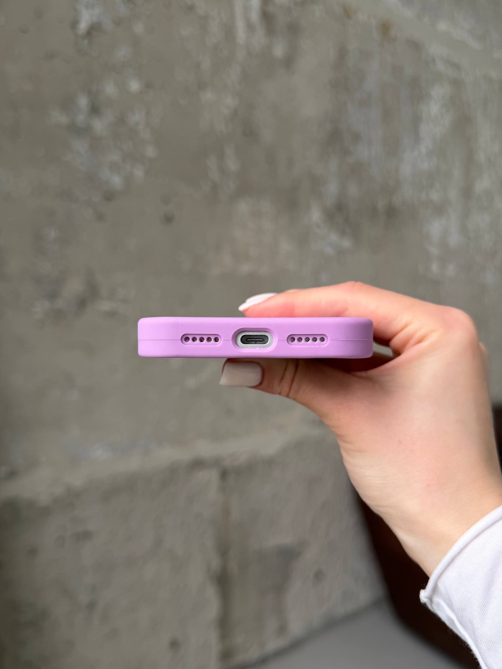 Чохол Silicone case із закритою камерою на iPhone 17 Pro Mauve #60