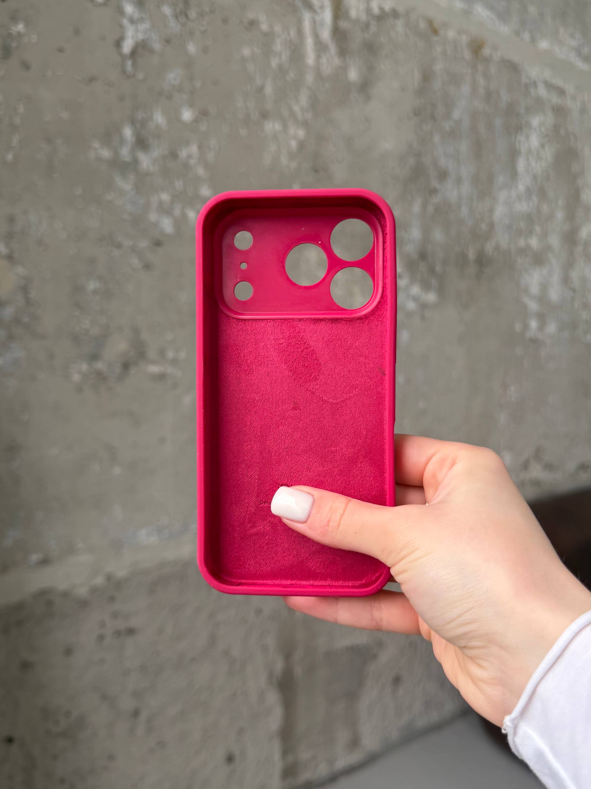 Чохол Silicone case із закритою камерою на iPhone 17 Pro Max Wine Red #21
