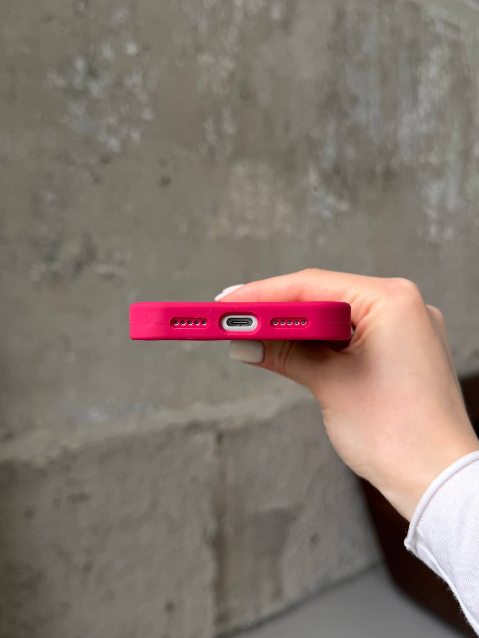 Чохол Silicone case із закритою камерою на iPhone 17 Pro Max Wine Red #21