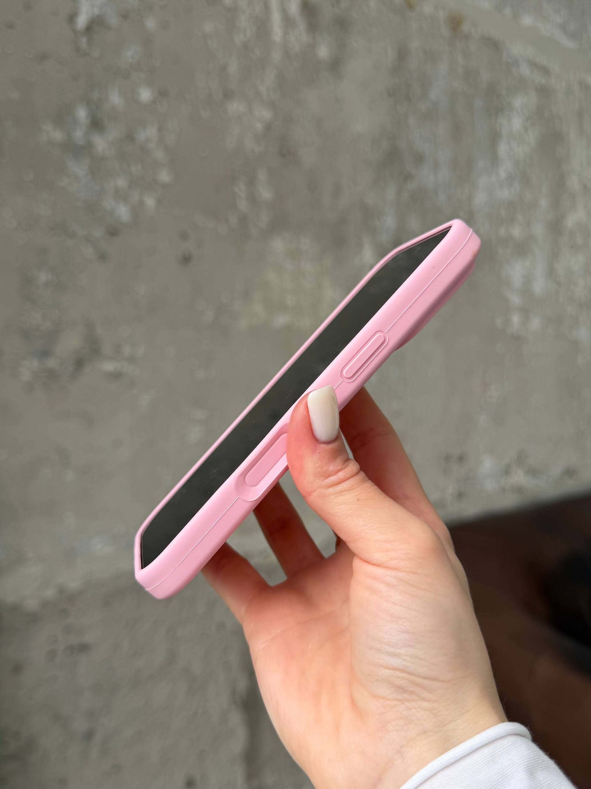 Чехол Silicone case с закрытой камерой для iPhone 17 Pro Baby Pink #06