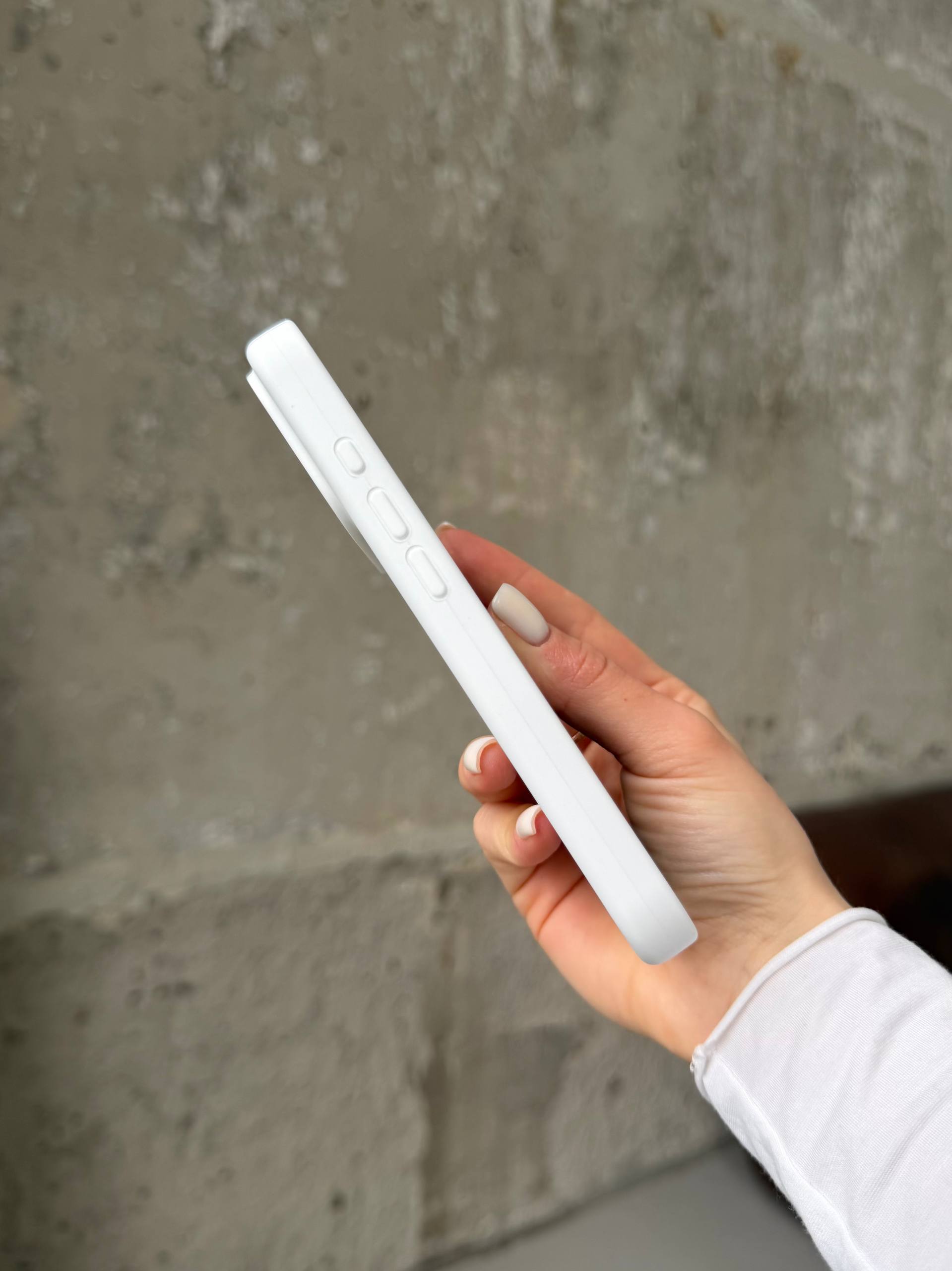 Чохол Silicone case із закритою камерою на iPhone 17 Pro White #08