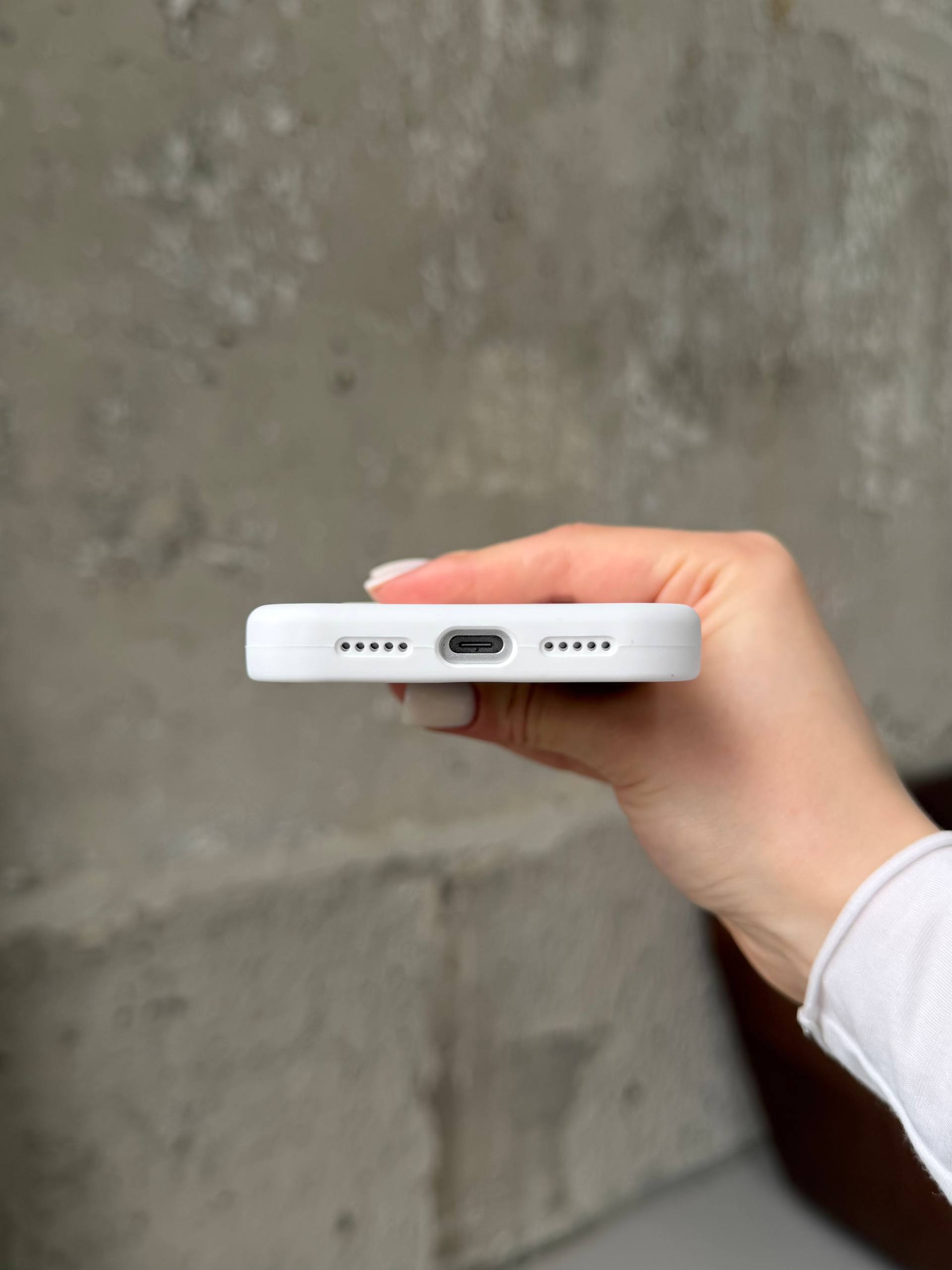Чохол Silicone case із закритою камерою на iPhone 17 Pro White #08