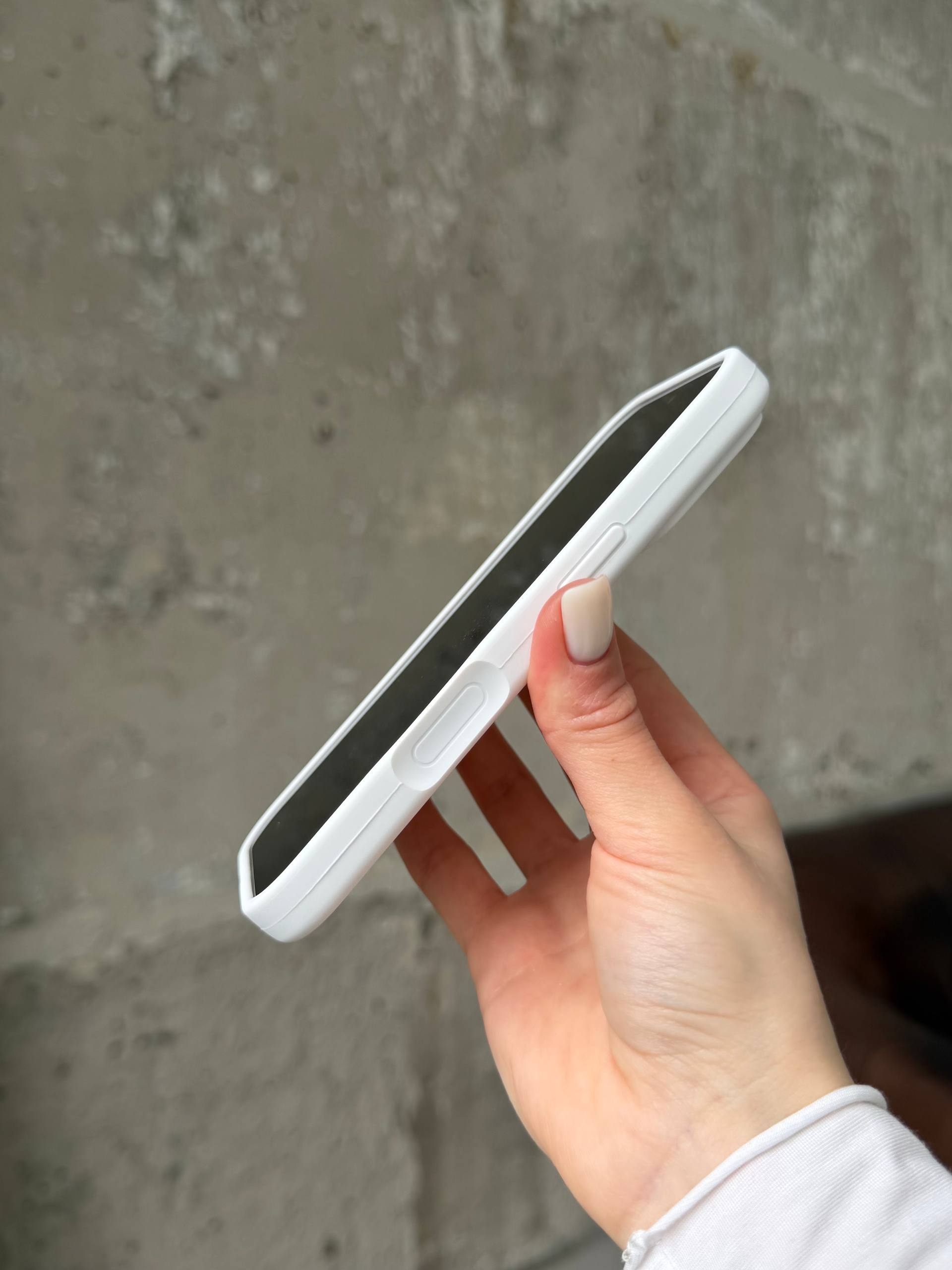 Чохол Silicone case із закритою камерою на iPhone 17 Pro White #08