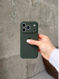 Чехол Silicone case с закрытой камерой на iPhone 17 Pro Max Cyprus Green #40