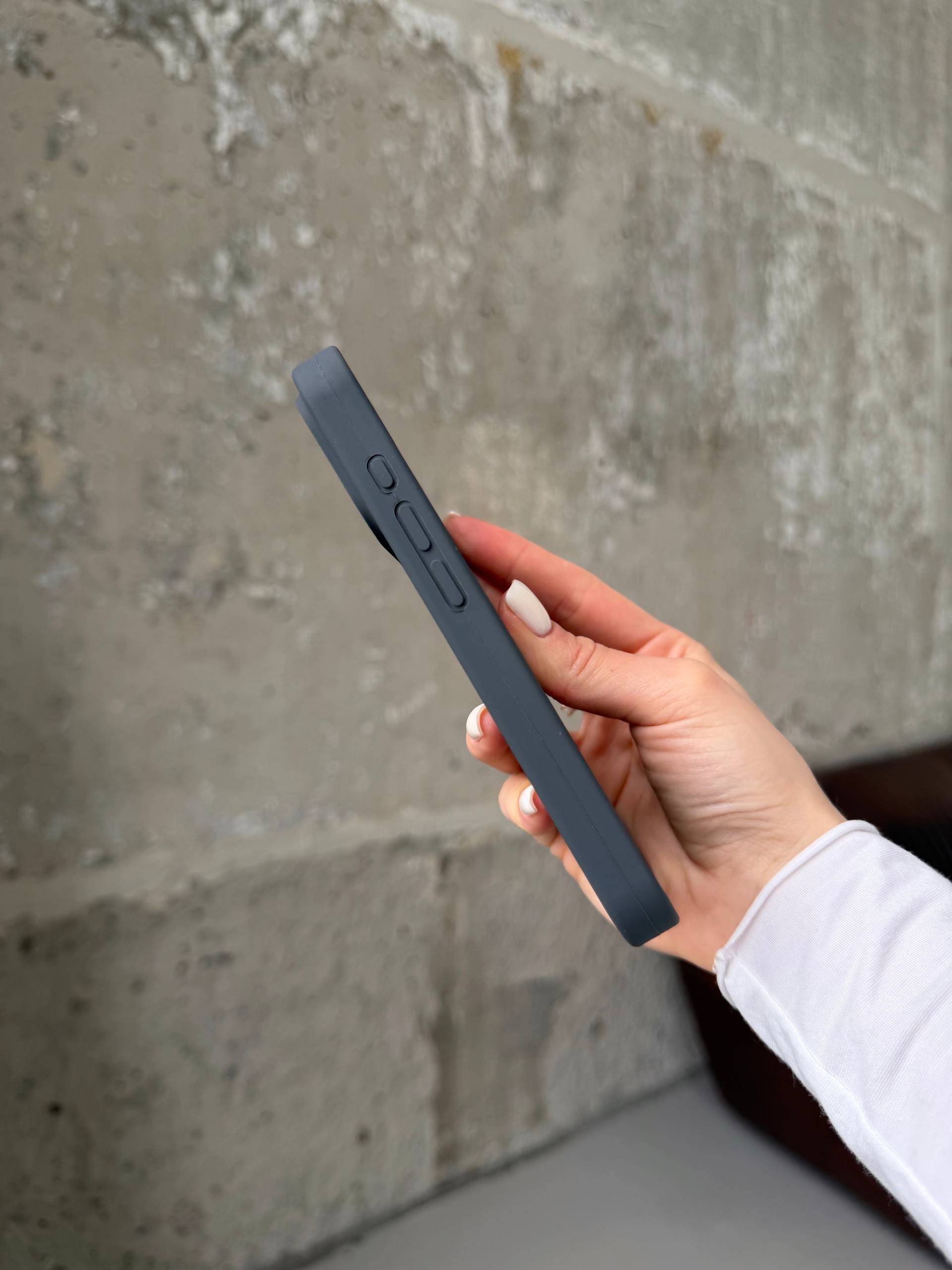 Чохол Silicone case із закритою камерою на iPhone 17 Pro Graphite #12