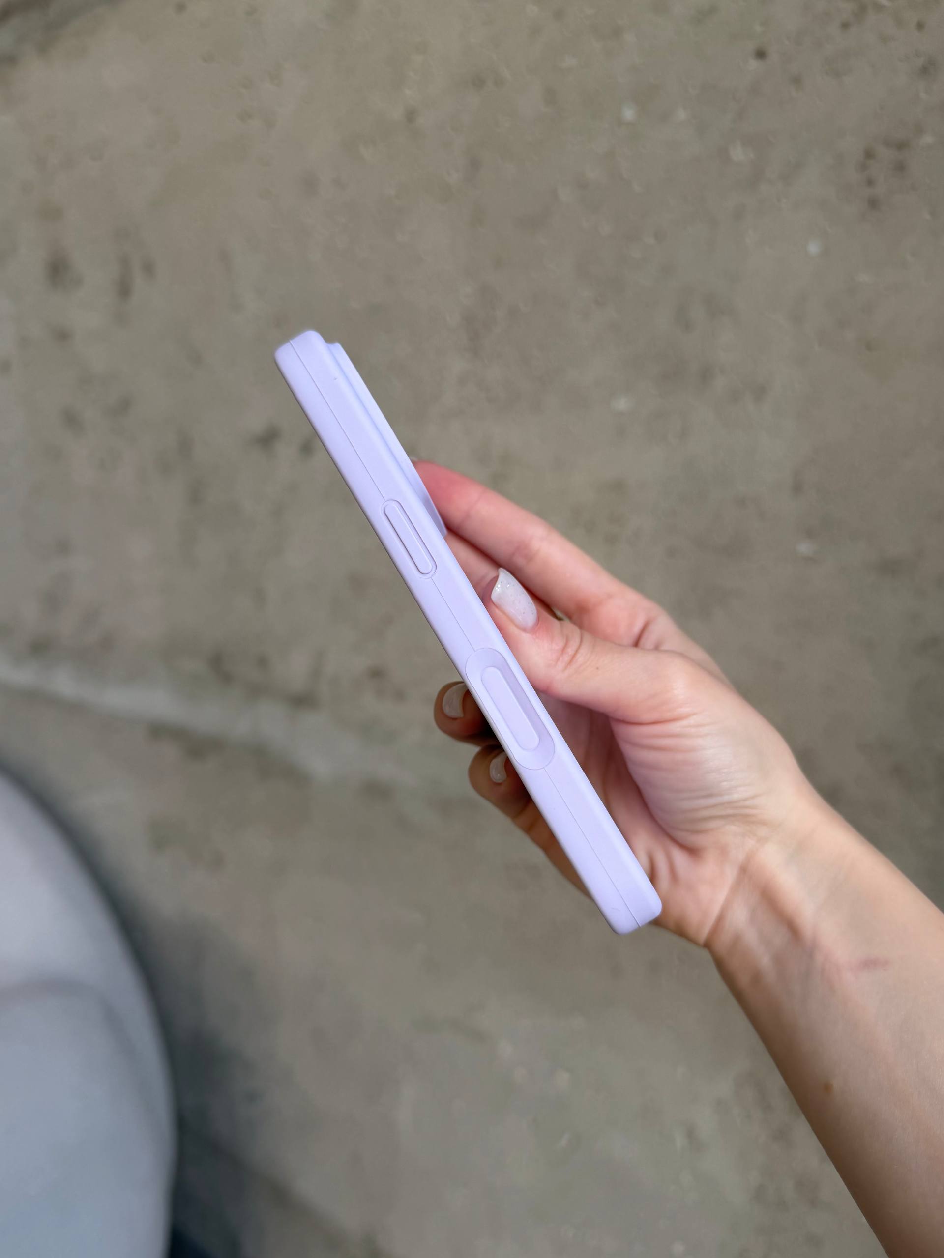 Чехол Silicone case с закрытой камерой на iPhone 17 Pro Max Lilac Purple #58