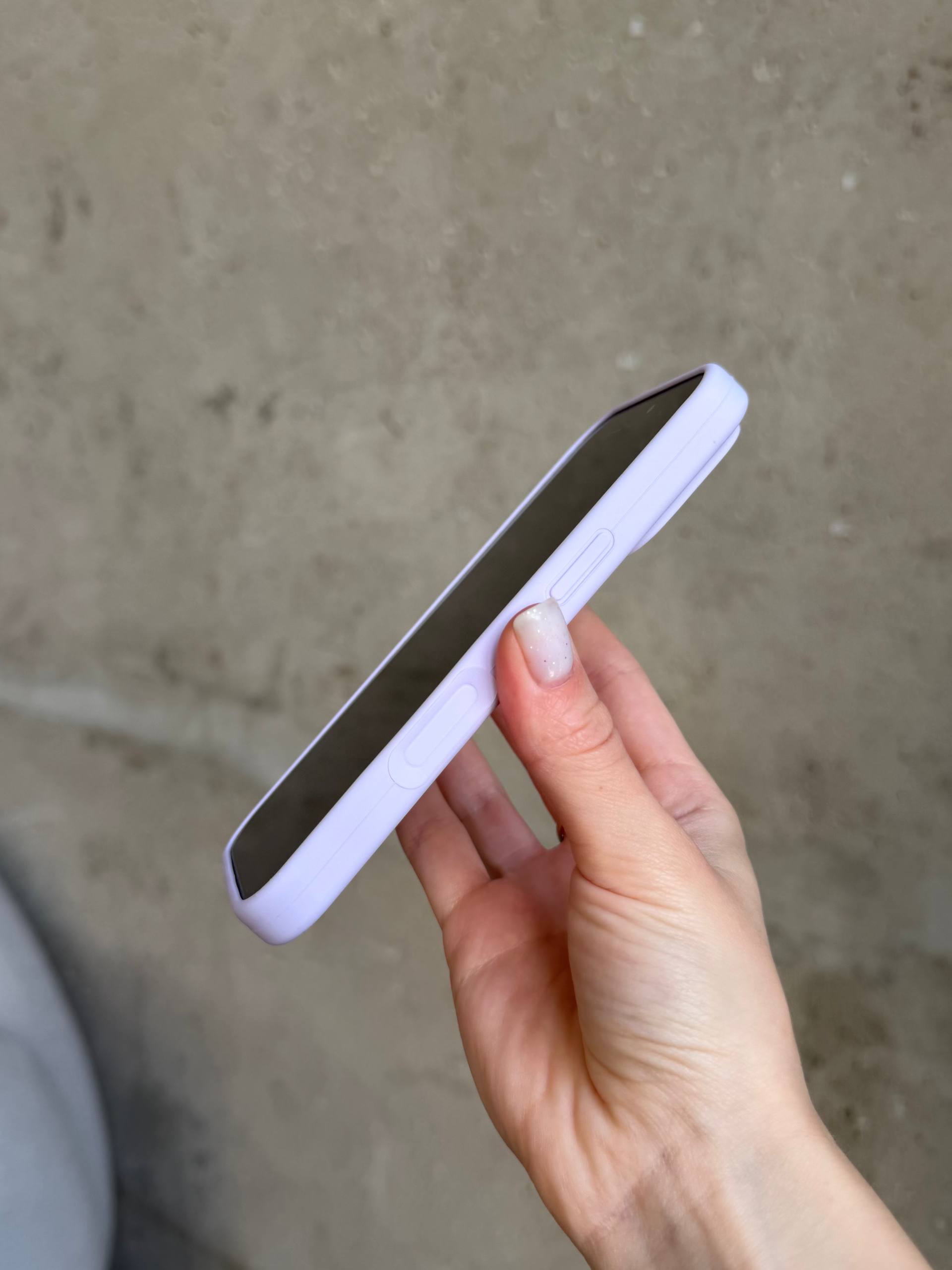 Чехол Silicone case с закрытой камерой на iPhone 17 Pro Max Lilac Purple #58