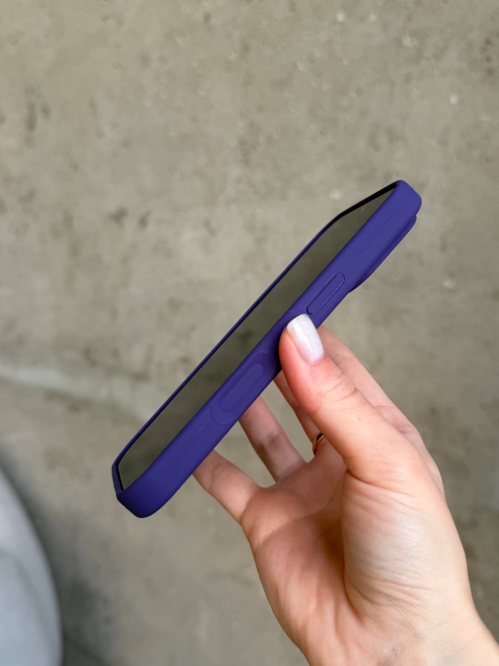 Чехол Silicone case с закрытой камерой на iPhone 17 Pro Max Amethyst #54