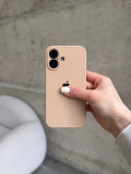 Чохол Silicone case із закритою камерою на iPhone 16+ Desert #62