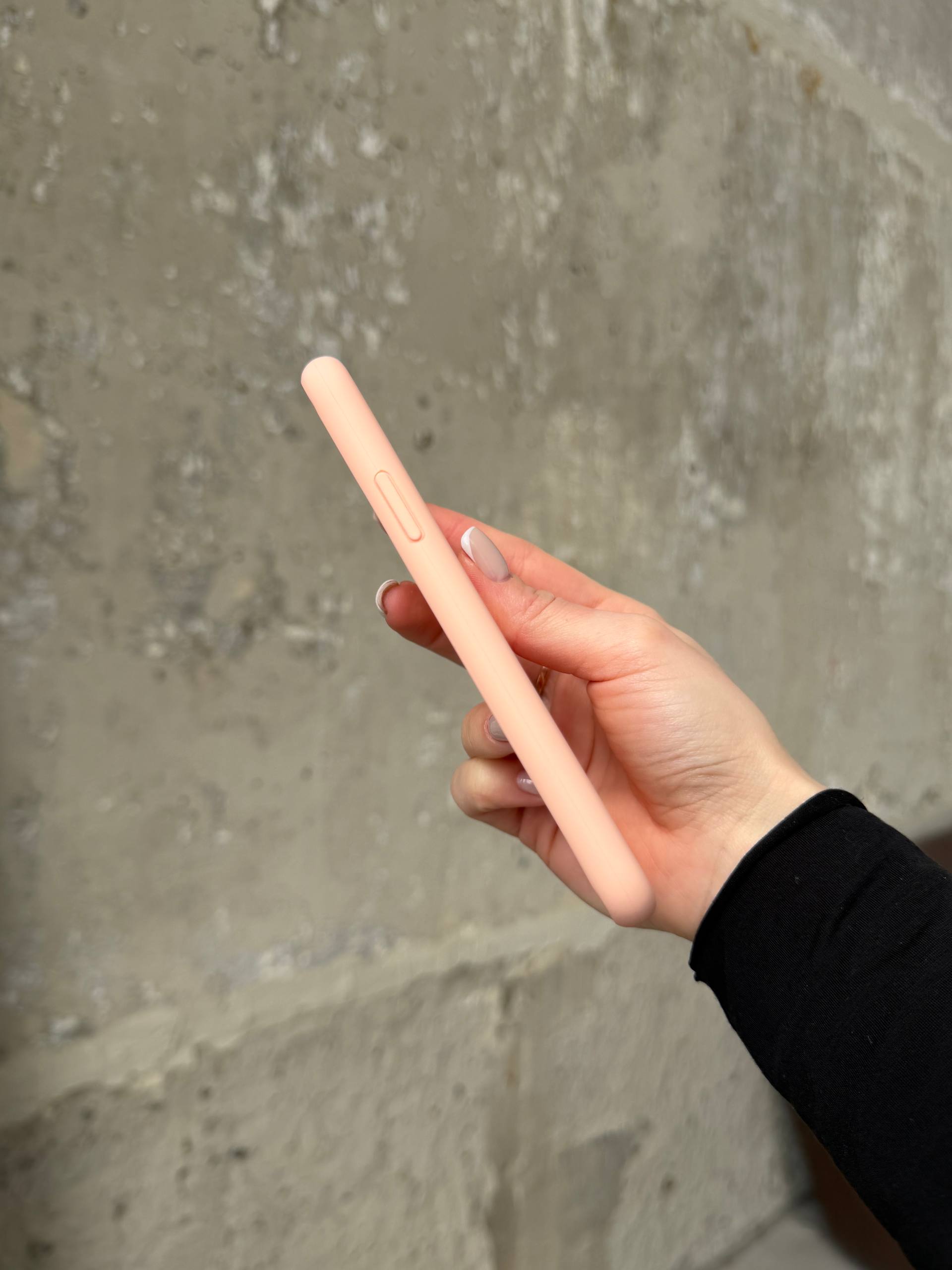 Чехол Silicone case с открытой камерой для iPhone 7 / 8 Grapefruit (07)